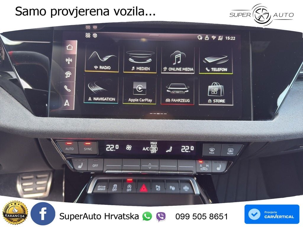 Audi RS3 Sedan 2.5 TFSI (400 KS) quattro S tronic MATRIX+GR SJED+KAM