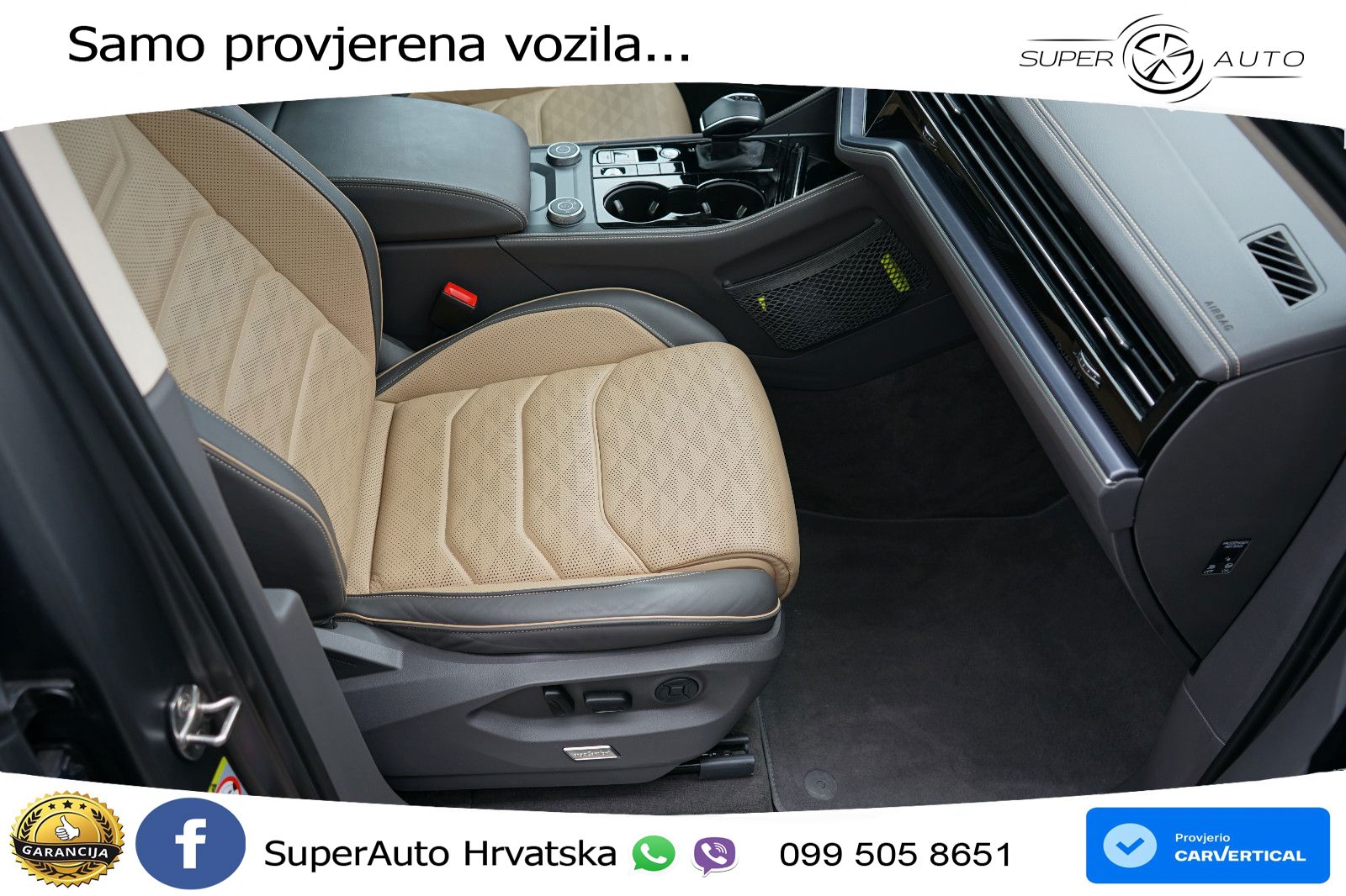 Volkswagen Touareg 3.0 V6 TDI (286 KS) 4MOTION Tiptronic R-Line ZRAČNI+ACC+GR SJED+KAM+PANO