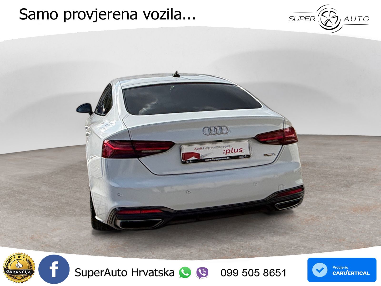 Audi A5 Sportback 40 TDI (204 KS) quattro S tronic S line MATRIX+GR SJED+KAM