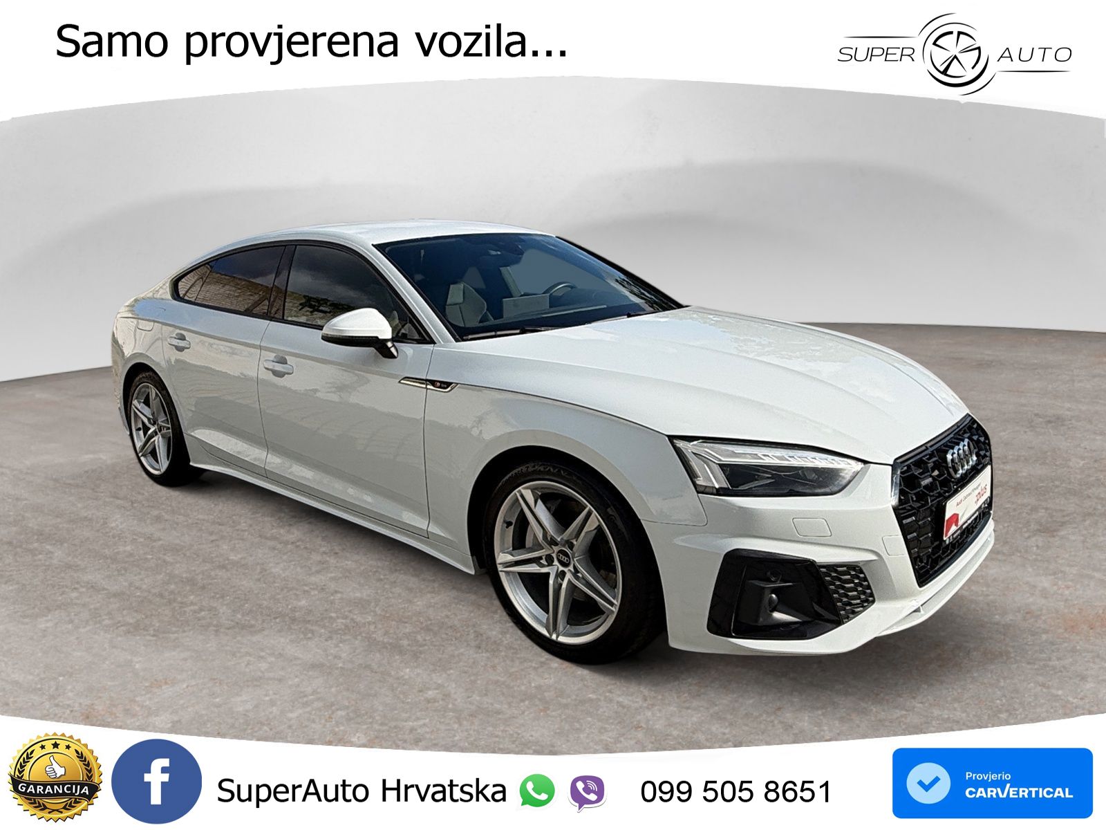 Audi A5 Sportback 40 TDI (204 KS) quattro S tronic S line MATRIX+GR SJED+KAM