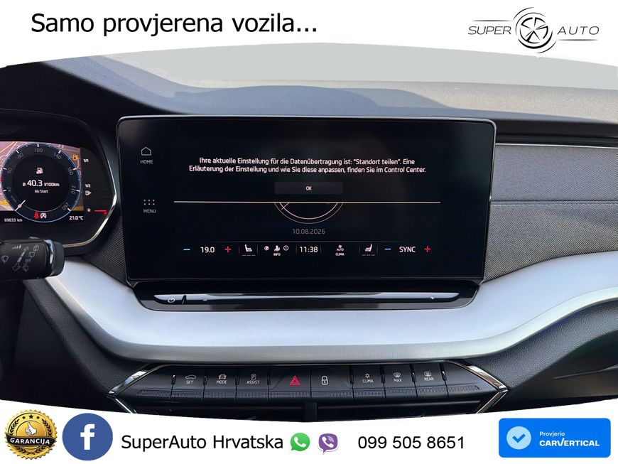 Škoda Octavia Combi 2.0 TDI (150 KS) DSG