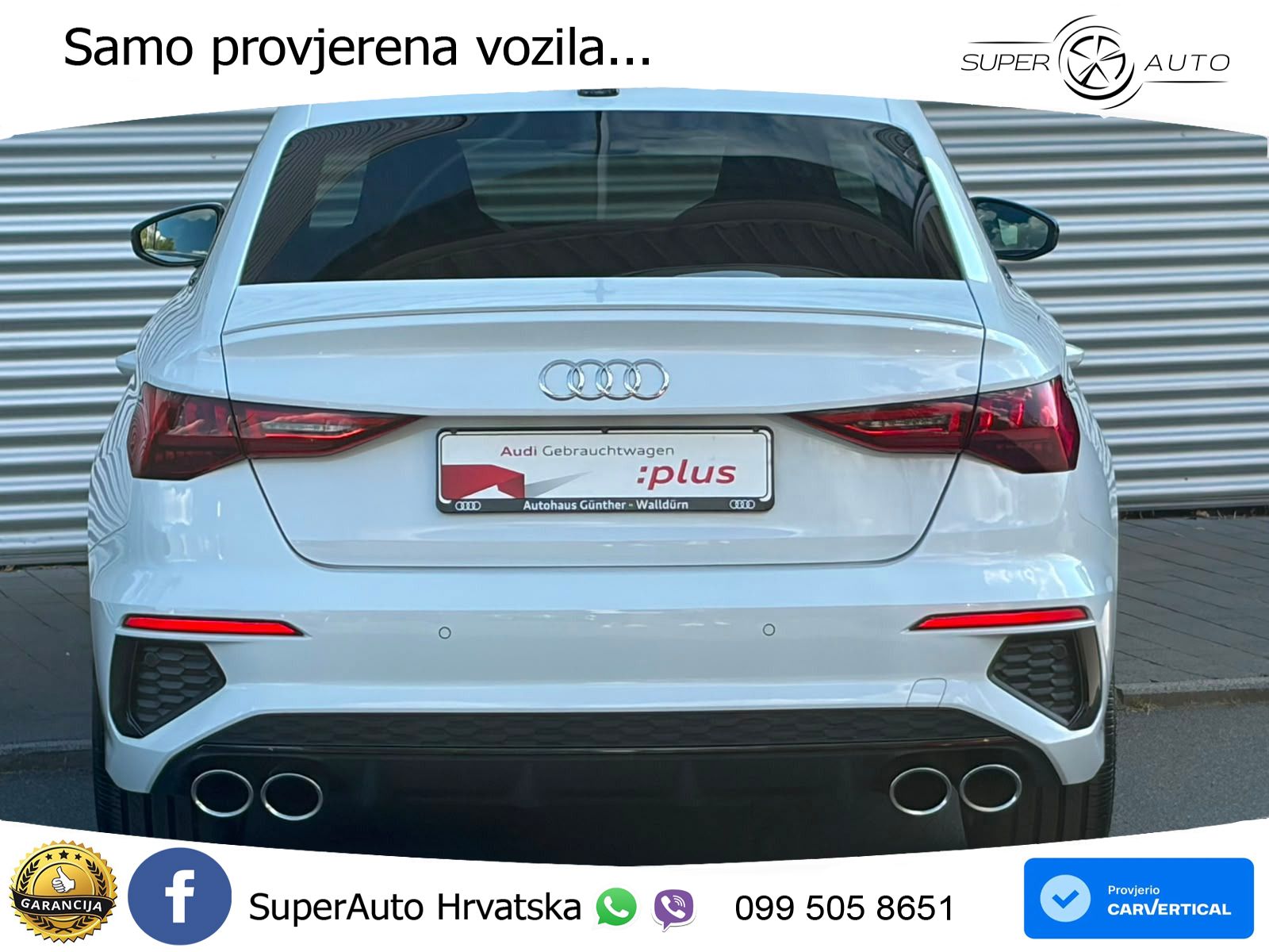 Audi S3 Limuzina 2.0 TFSI (310 KS) quattro S tronic
