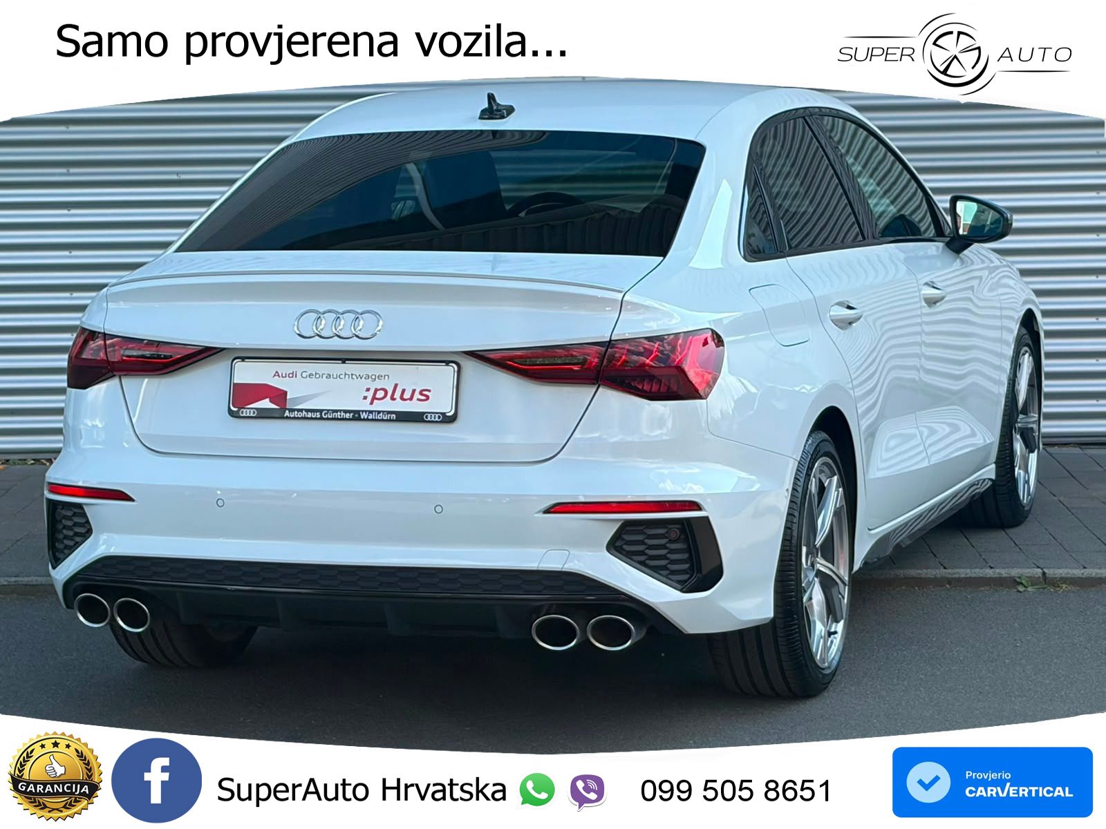 Audi S3 Limuzina 2.0 TFSI (310 KS) quattro S tronic