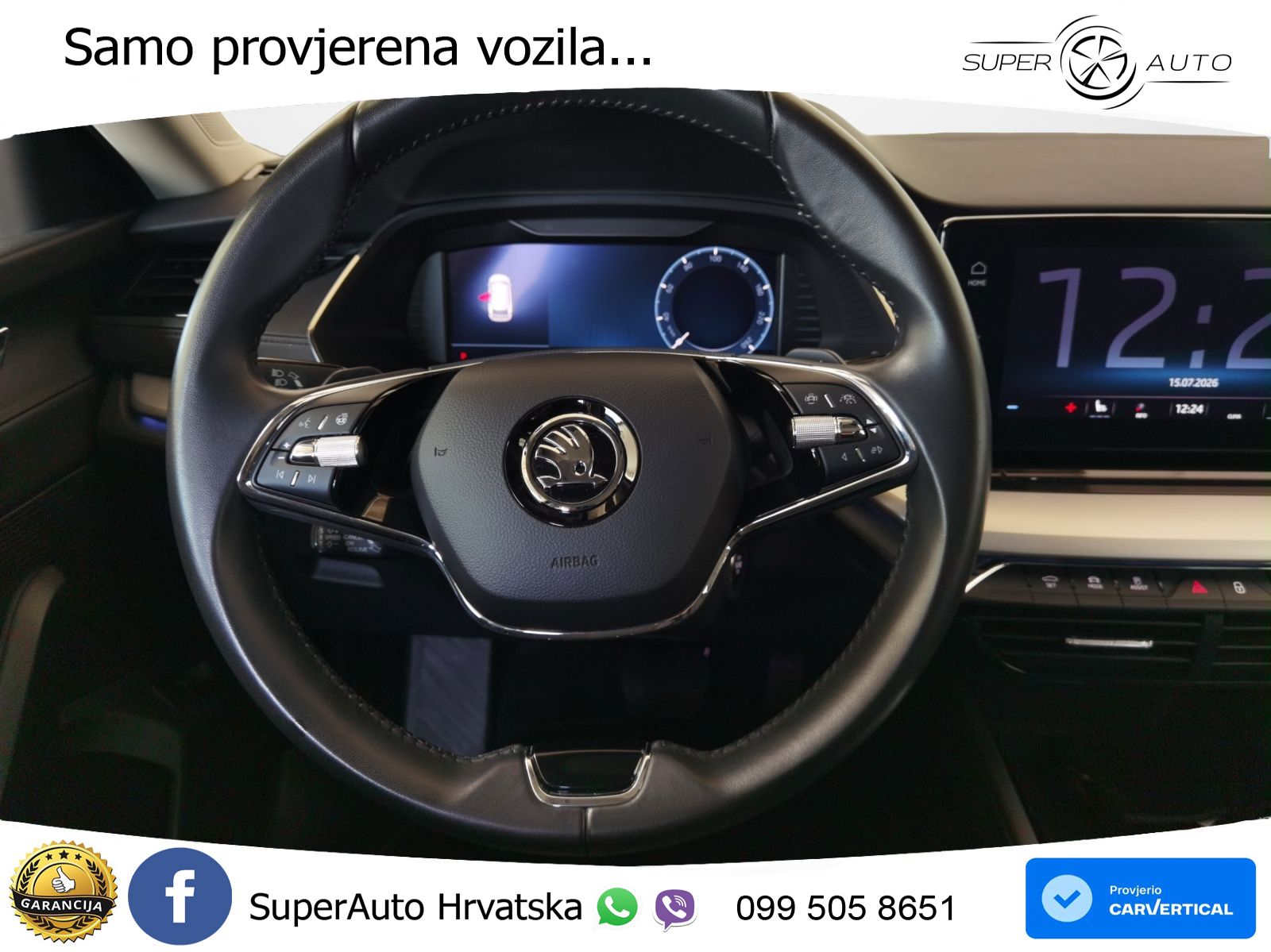 Škoda Octavia Combi 2.0 TDI (150 KS) DSG MATRIX+GR SJED+KAM