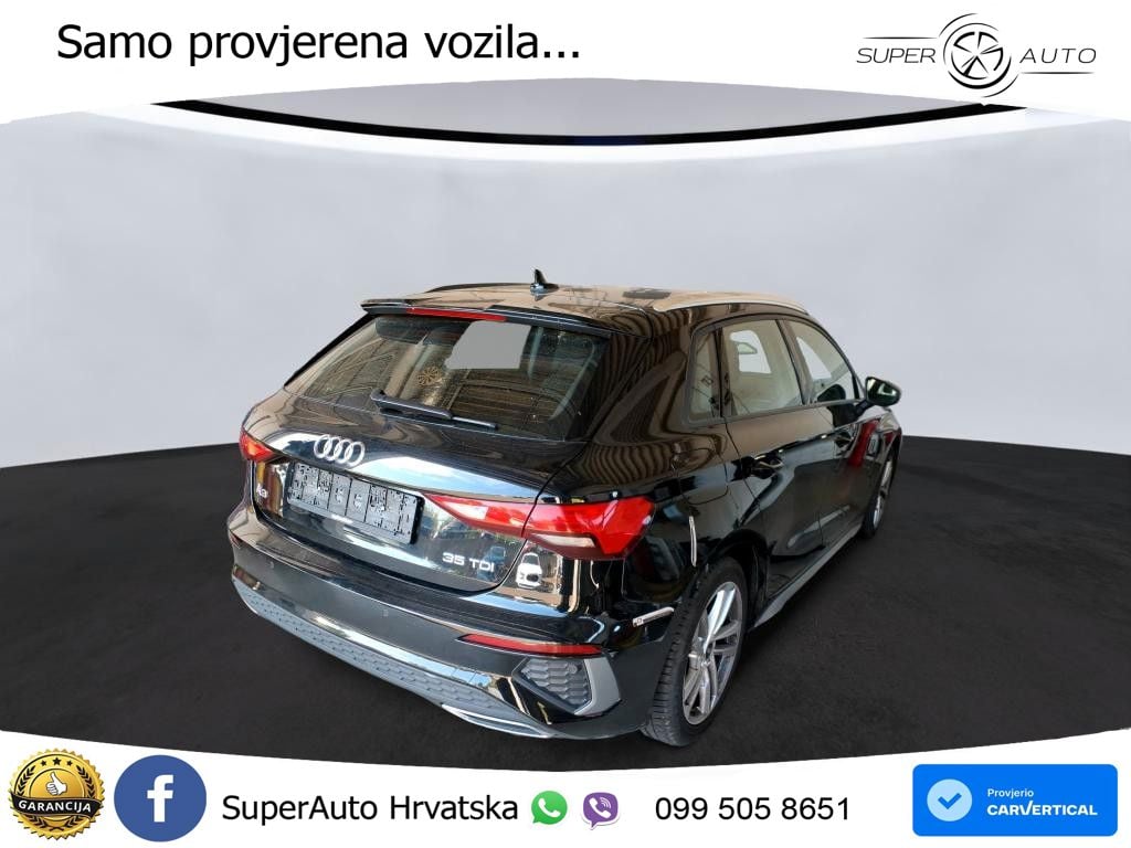 Audi A3 35 TDI (150 KS) S tronic S line LED+GR SJED+ACC