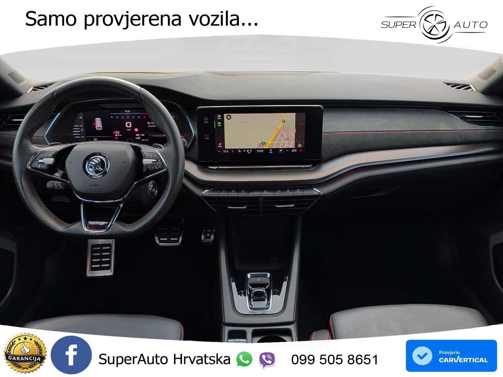 Škoda Octavia Combi RS 2.0 TSI (245 KS) DSG LED+GR SJED+ACC