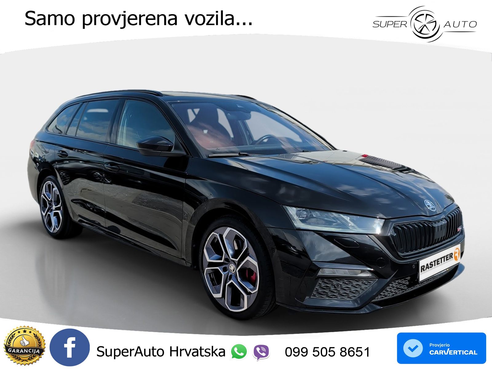 Škoda Octavia Combi RS 2.0 TSI (245 KS) DSG LED+GR SJED+ACC
