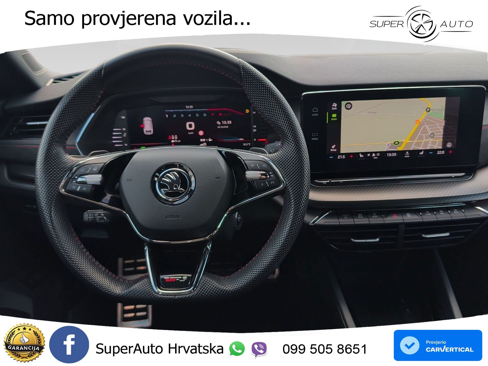 Škoda Octavia Combi RS 2.0 TSI (245 KS) DSG LED+GR SJED+ACC