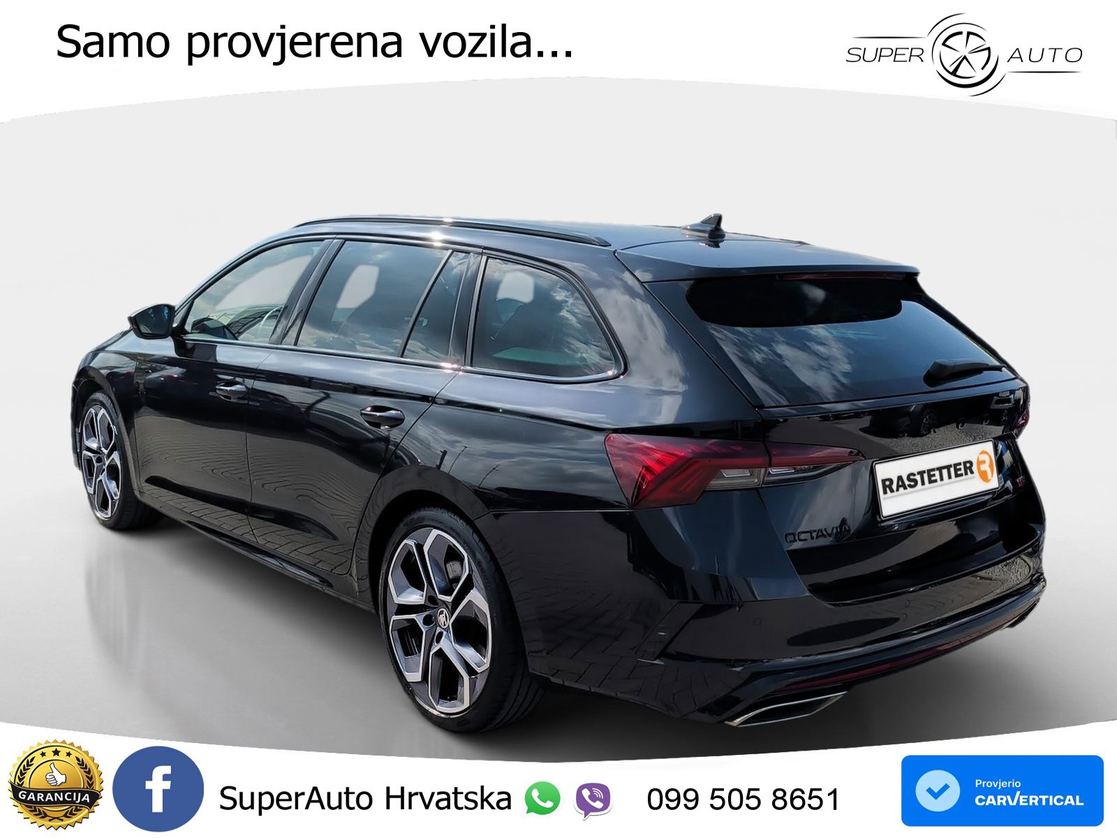 Škoda Octavia Combi RS 2.0 TSI (245 KS) DSG LED+GR SJED+ACC