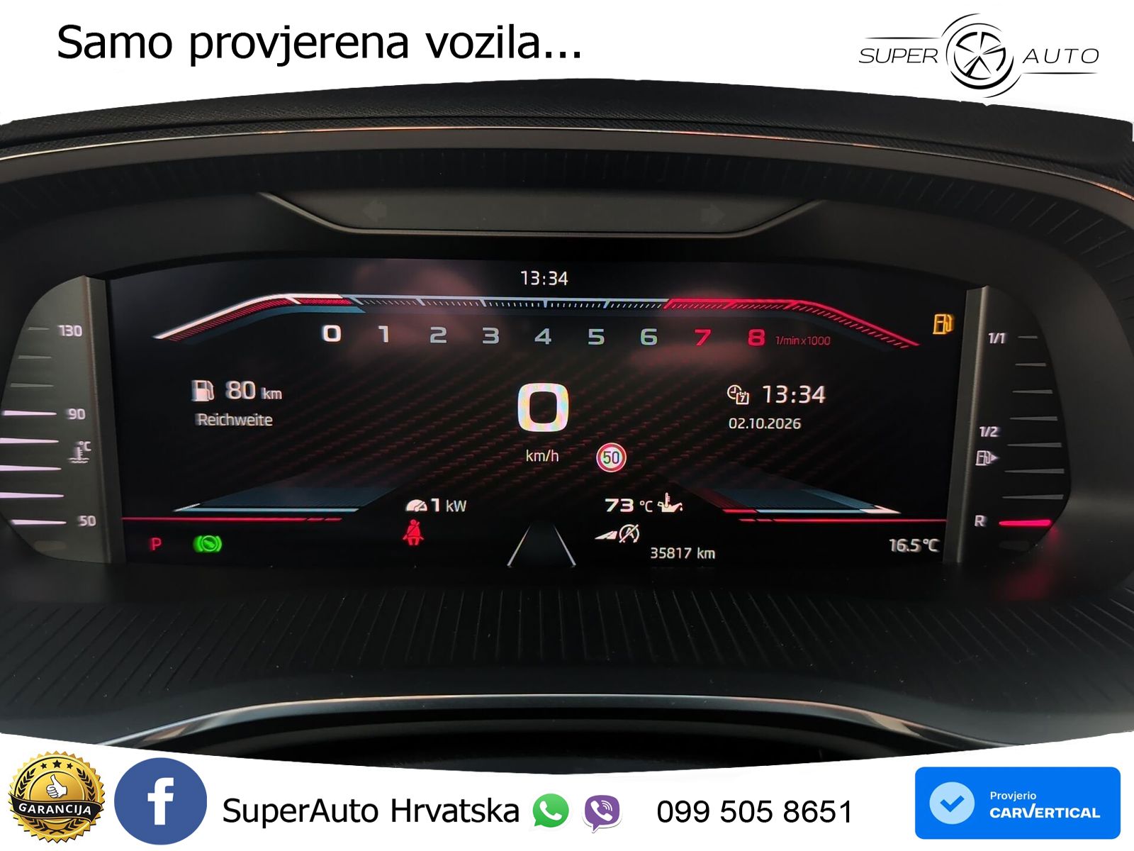 Škoda Octavia Combi RS 2.0 TSI (245 KS) DSG LED+GR SJED+ACC
