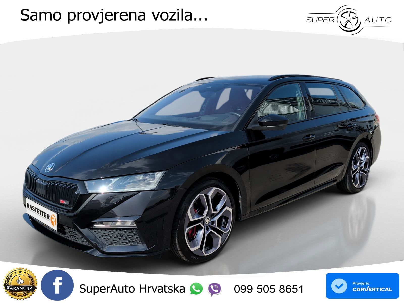 Škoda Octavia Combi RS 2.0 TSI (245 KS) DSG LED+GR SJED+ACC