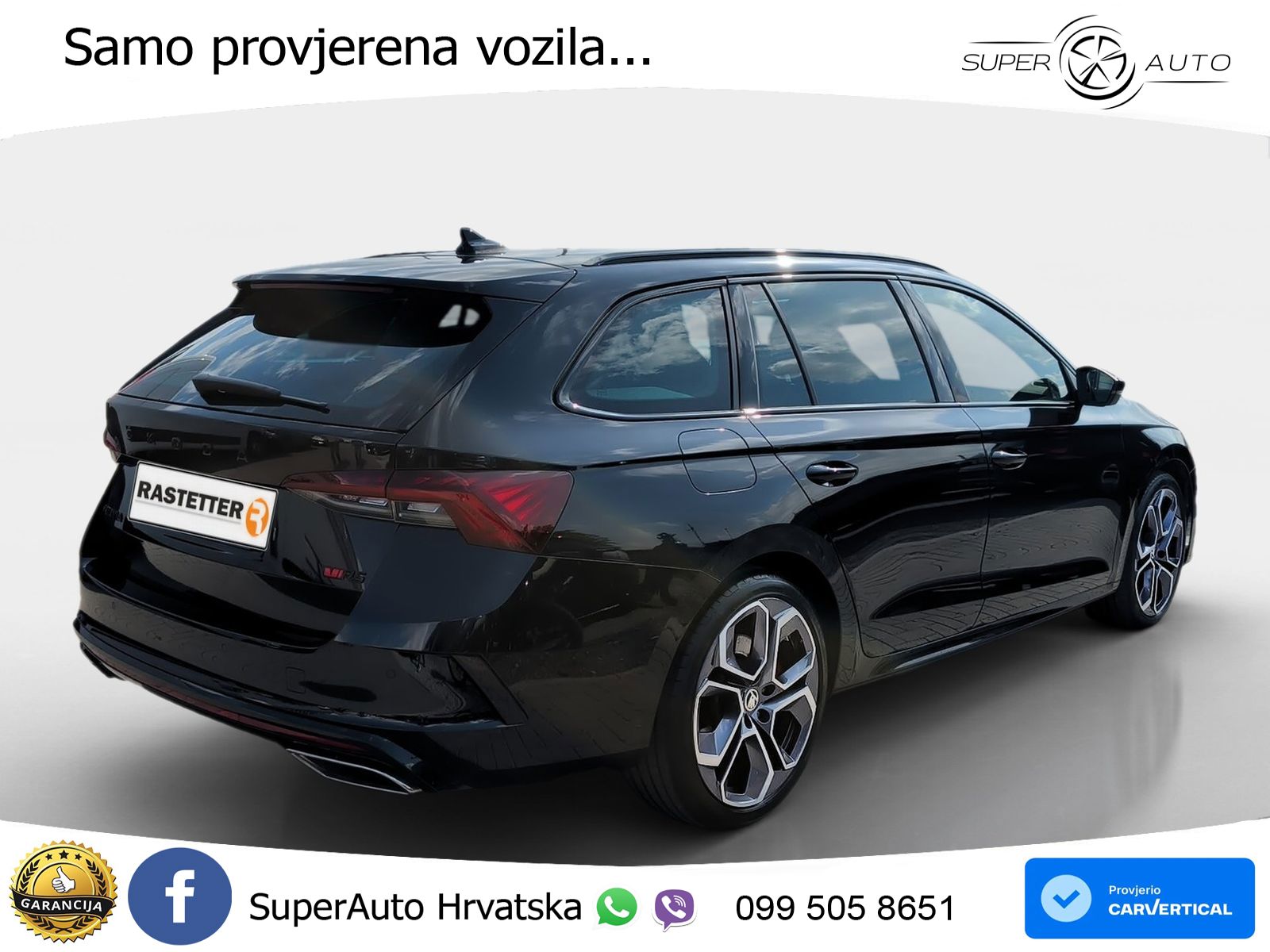 Škoda Octavia Combi RS 2.0 TSI (245 KS) DSG LED+GR SJED+ACC