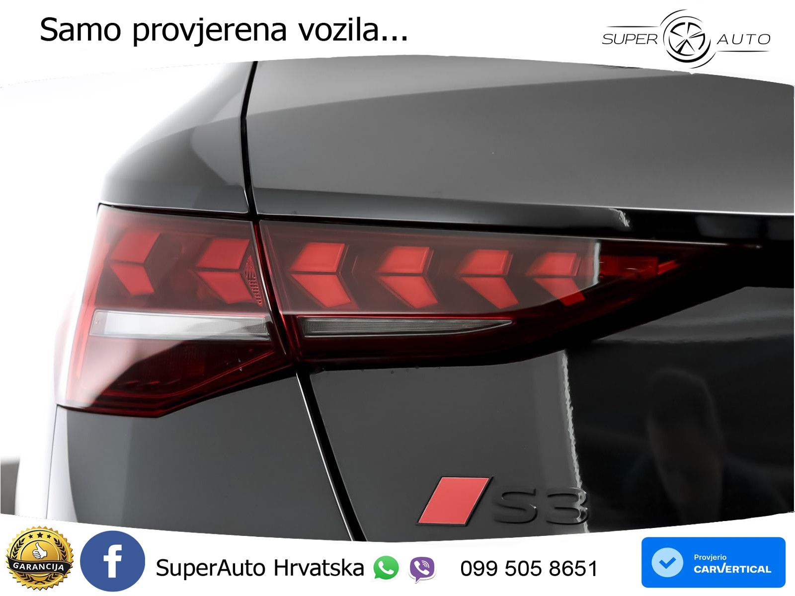 Audi S3 2.0 TFSI (333 KS) quattro S tronic MATRIX+GR SJED+KAM