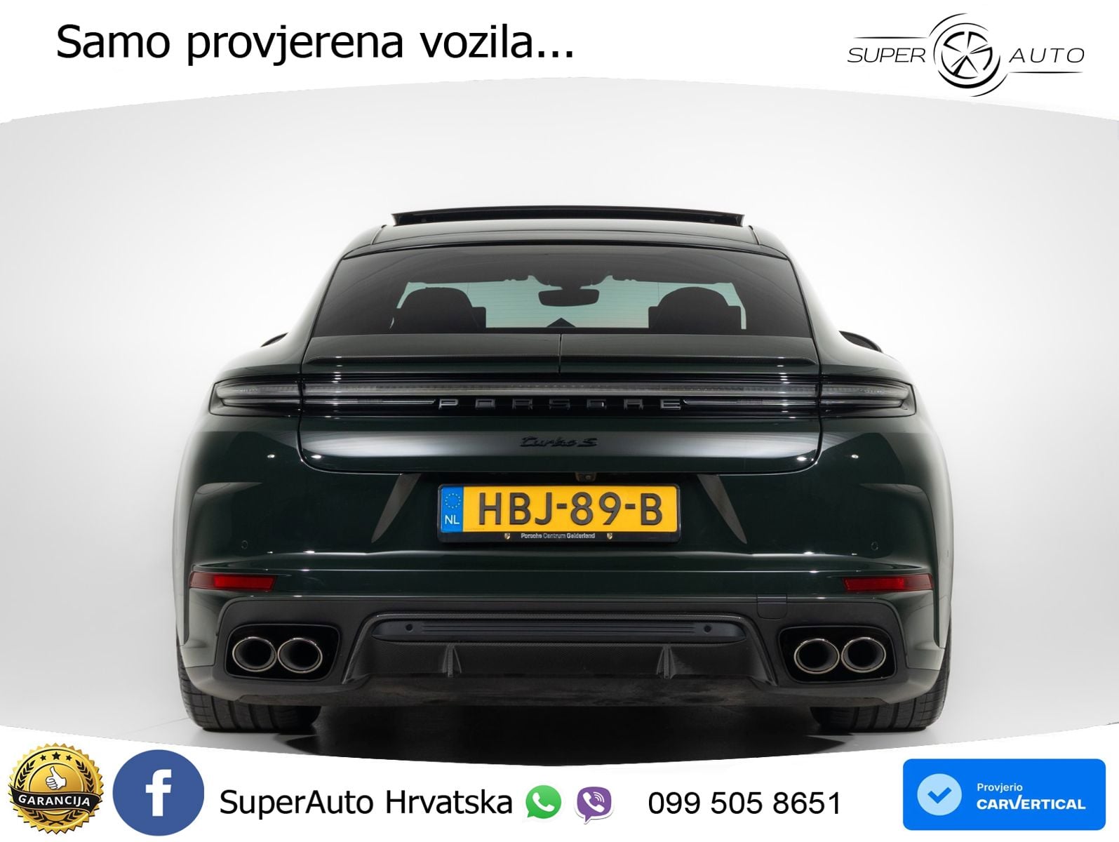 Porsche Panamera Turbo S 4.0 V8 (782 KS) E-Hybrid PDK ACC+HEAD+4xGR SJED+360+PANO
