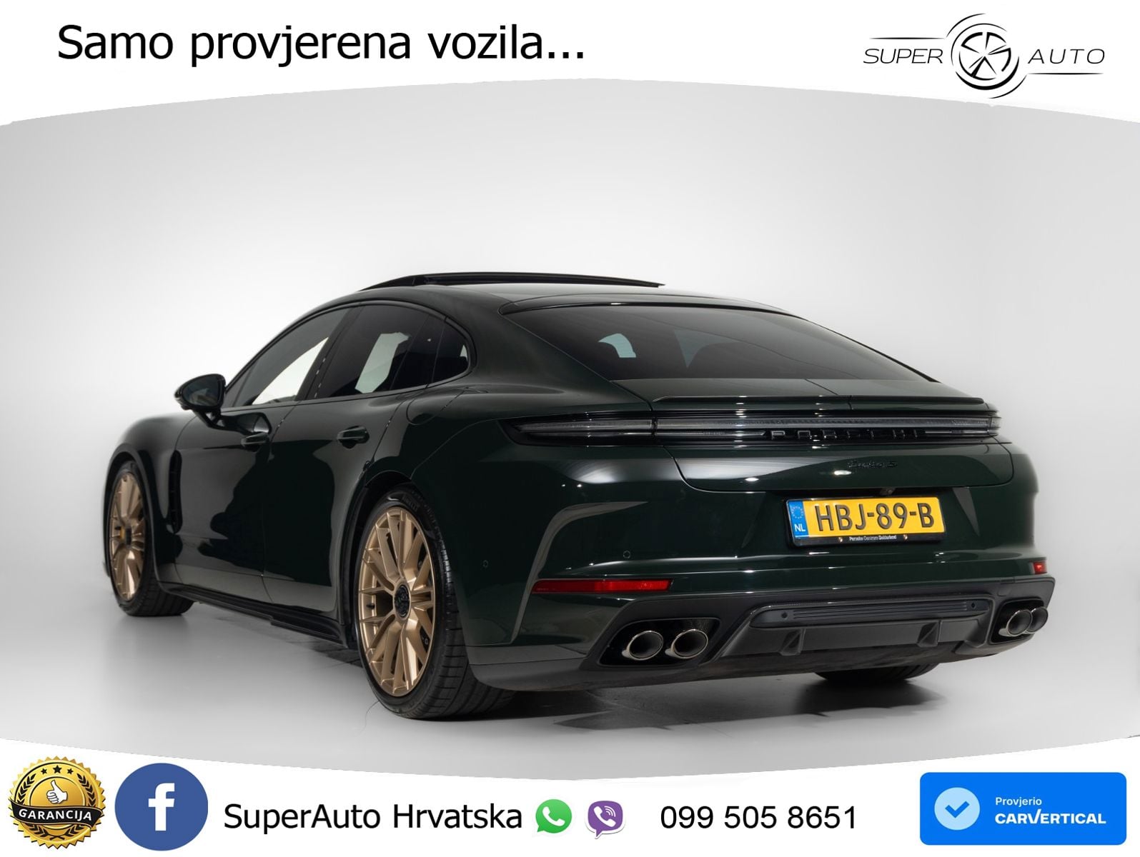 Porsche Panamera Turbo S 4.0 V8 (782 KS) E-Hybrid PDK ACC+HEAD+4xGR SJED+360+PANO