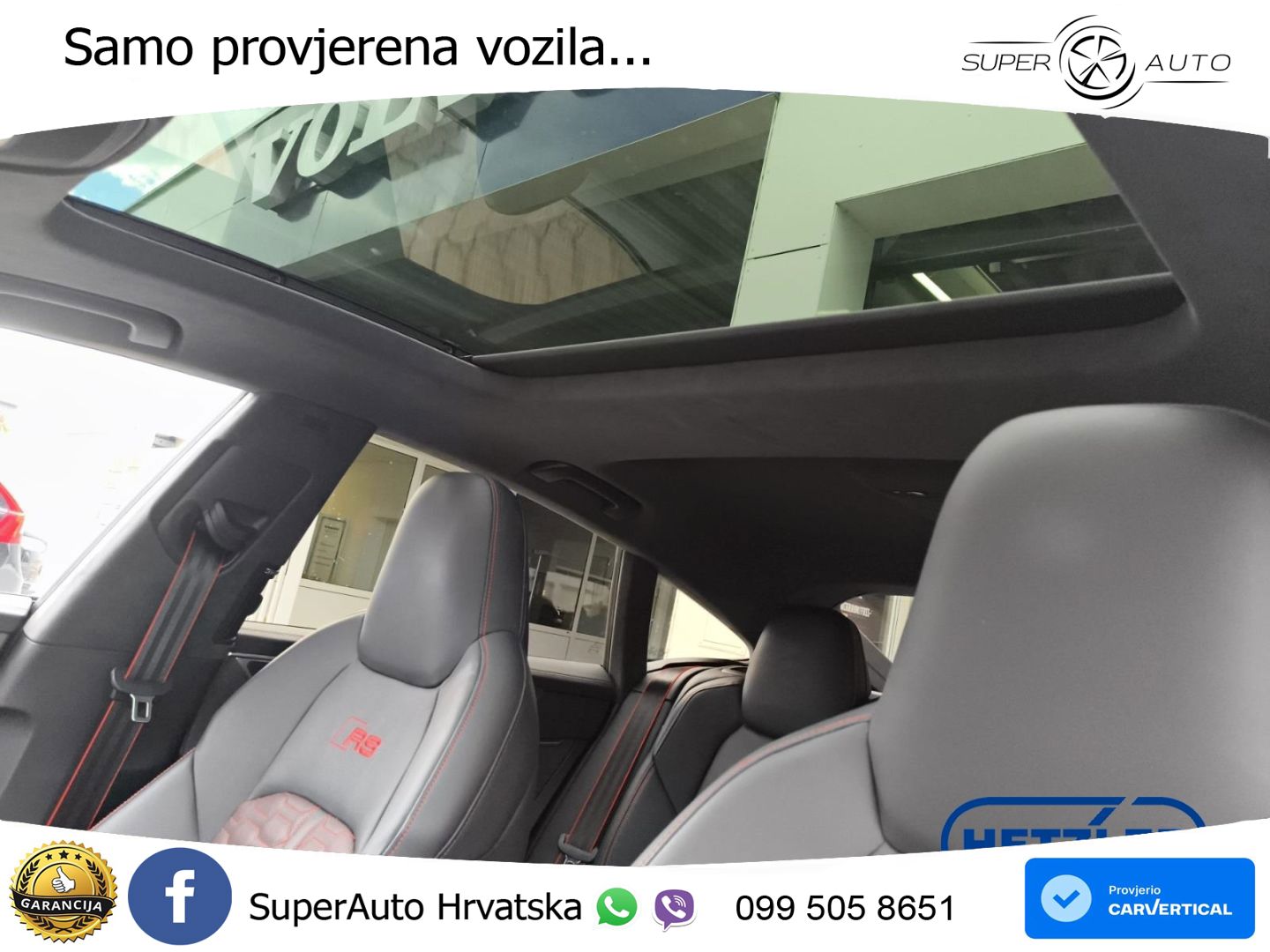 Audi RS7 4.0 TFSI V8 performance (630 KS) quattro tiptronic ZRAČNI+ACC+GR SJED+KAM+PANO