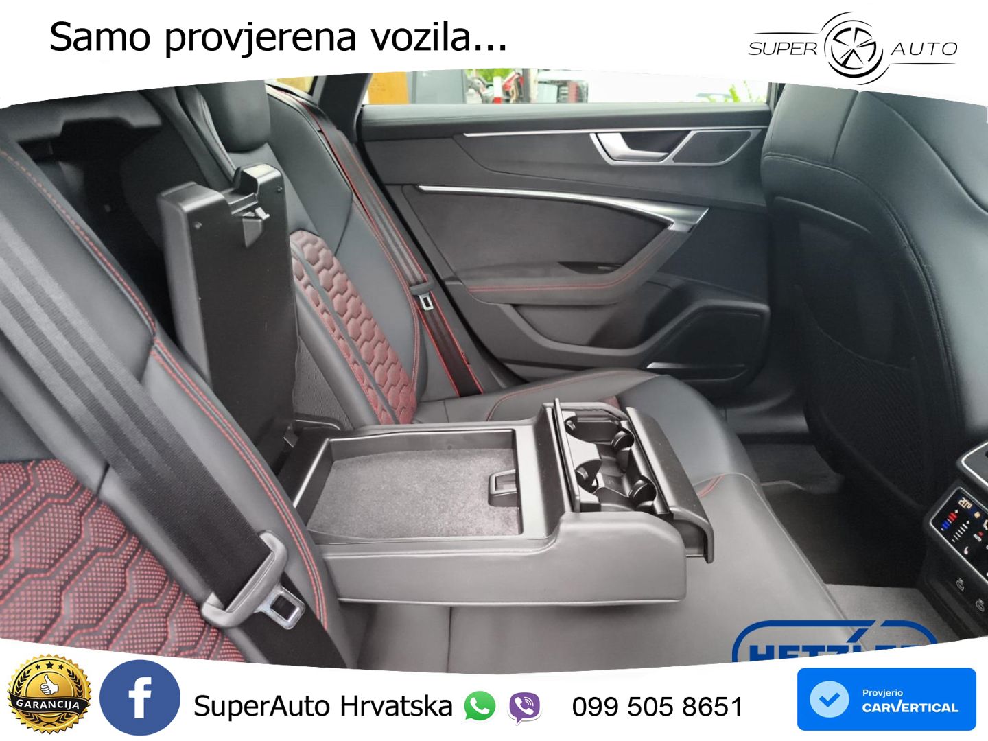 Audi RS7 4.0 TFSI V8 performance (630 KS) quattro tiptronic ZRAČNI+ACC+GR SJED+KAM+PANO