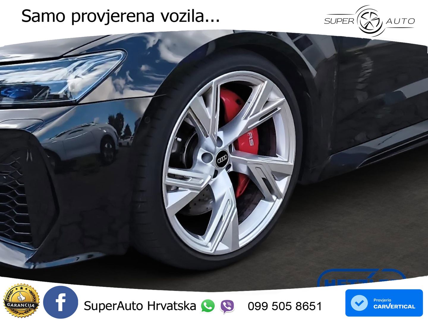 Audi RS7 4.0 TFSI V8 performance (630 KS) quattro tiptronic ZRAČNI+ACC+GR SJED+KAM+PANO