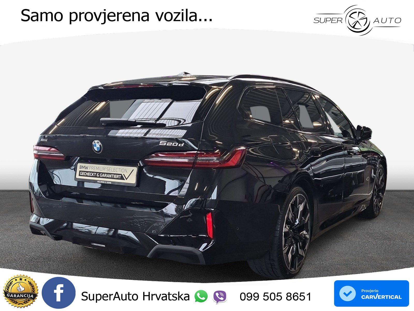 BMW 520d Touring (197 KS) xDrive Steptronic M Sport ACC+HEAD+GR SJED+360+PANO