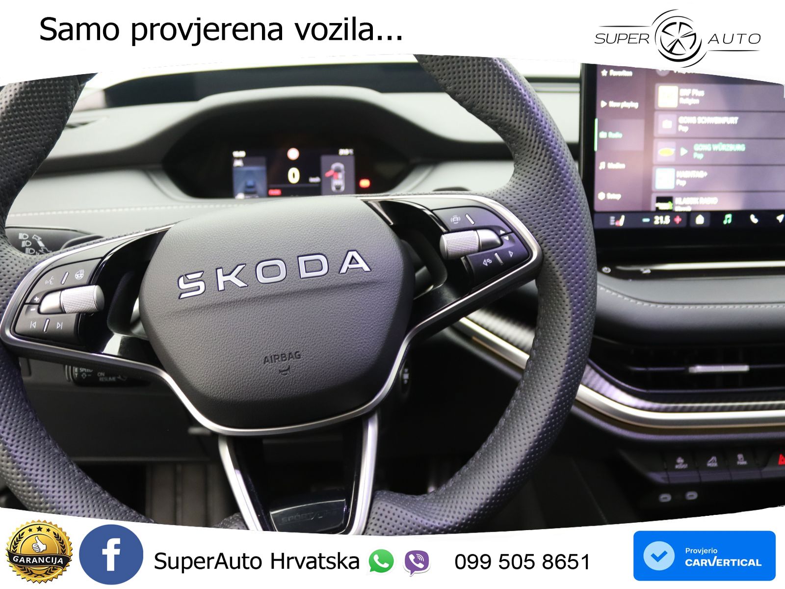 Škoda Enyaq 85 82 kWh (286 KS) SportLine MATRIX+GR SJED+KAM