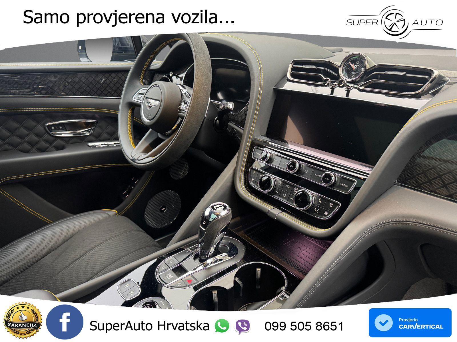 Bentley Bentayga EWB 4.0 V8 (550 KS) 4WD Automatic LED+GR SJED+ACC