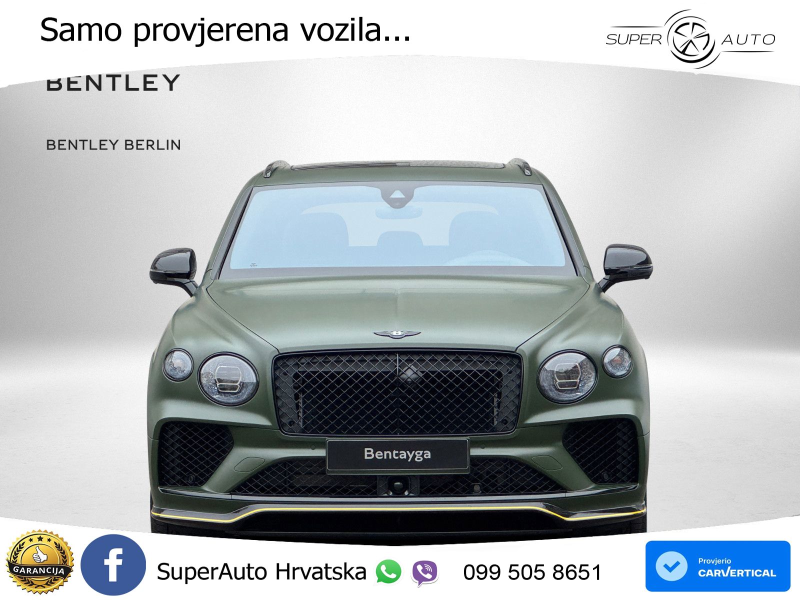 Bentley Bentayga EWB 4.0 V8 (550 KS) 4WD Automatic LED+GR SJED+ACC