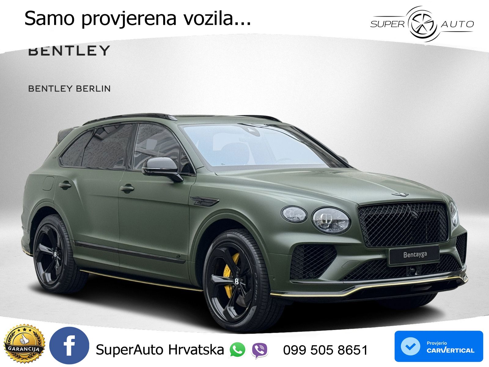Bentley Bentayga EWB 4.0 V8 (550 KS) 4WD Automatic LED+GR SJED+ACC