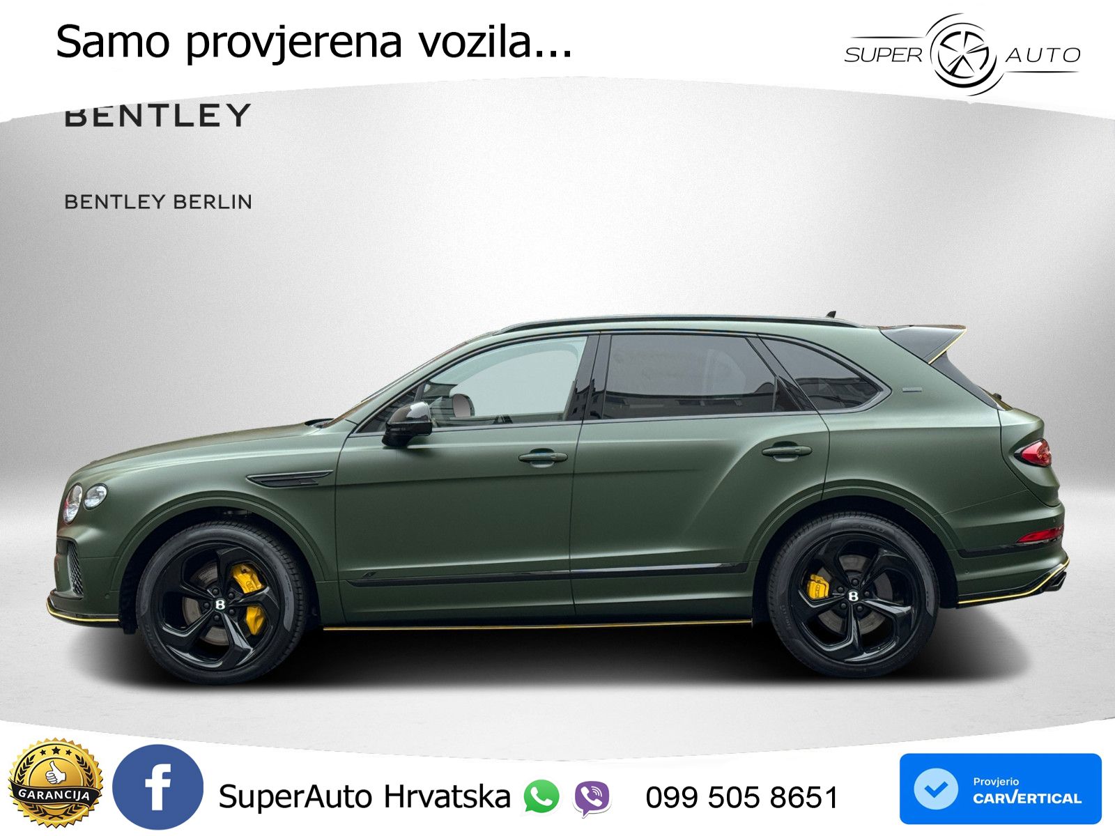 Bentley Bentayga EWB 4.0 V8 (550 KS) 4WD Automatic LED+GR SJED+ACC