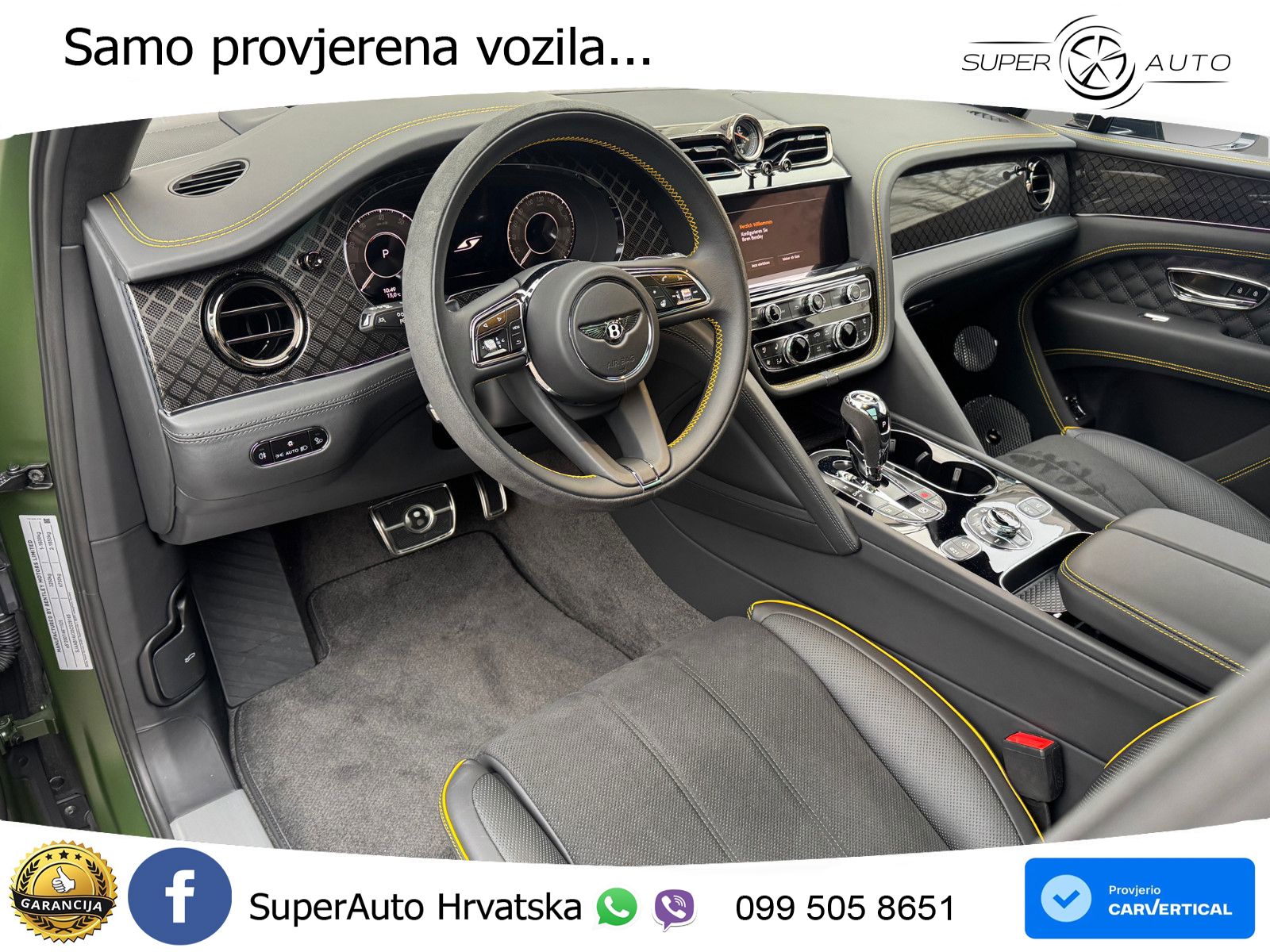 Bentley Bentayga EWB 4.0 V8 (550 KS) 4WD Automatic LED+GR SJED+ACC