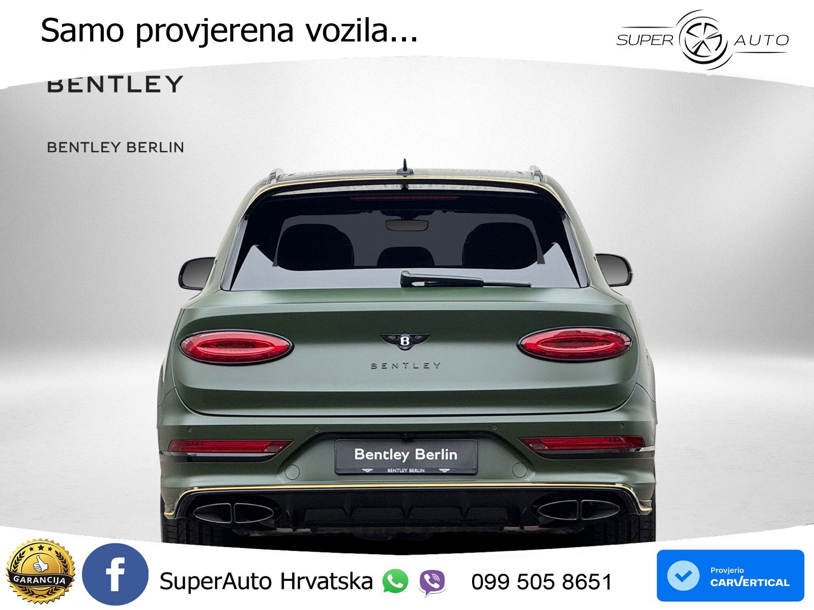 Bentley Bentayga EWB 4.0 V8 (550 KS) 4WD Automatic LED+GR SJED+ACC