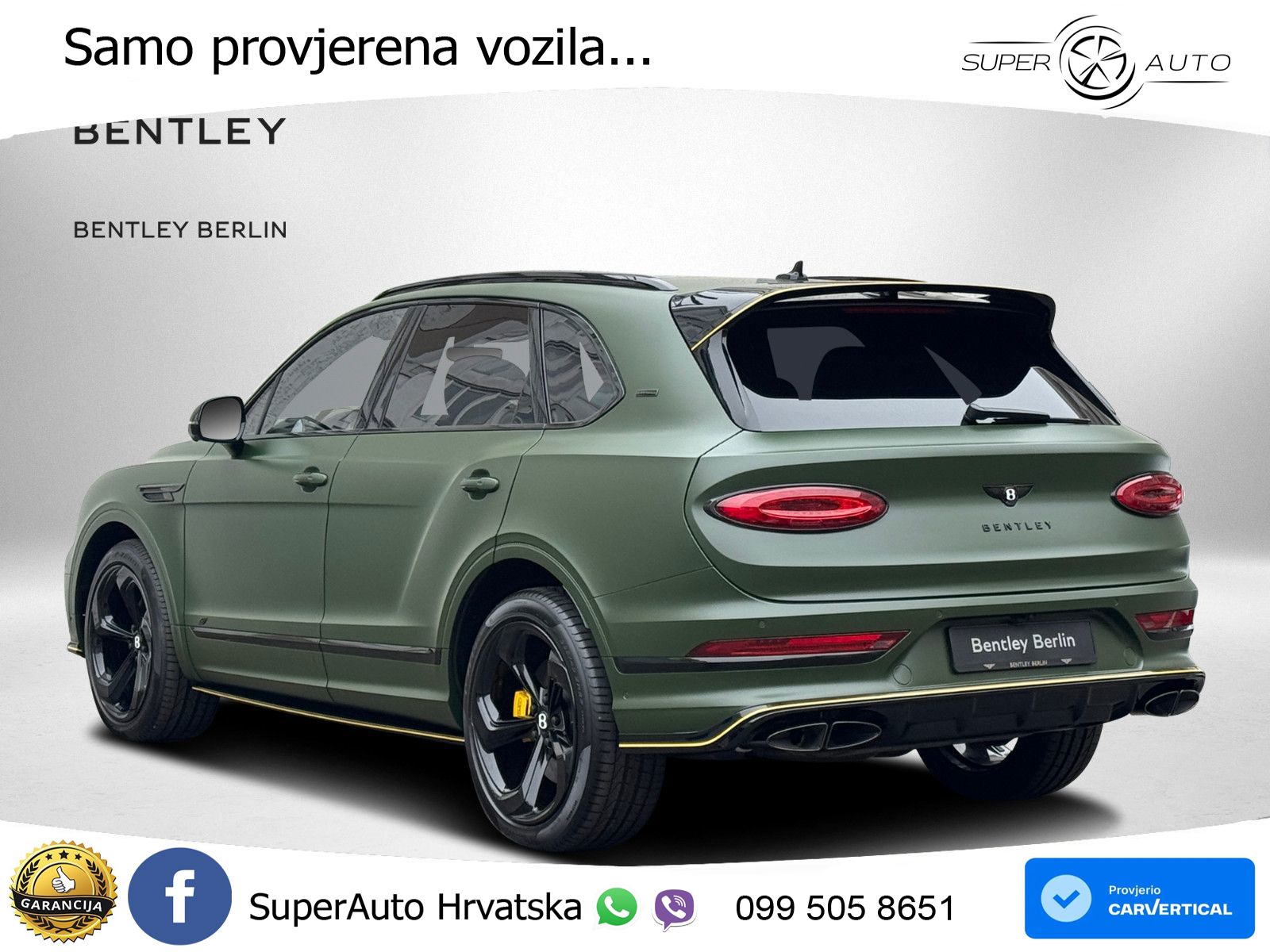 Bentley Bentayga EWB 4.0 V8 (550 KS) 4WD Automatic LED+GR SJED+ACC