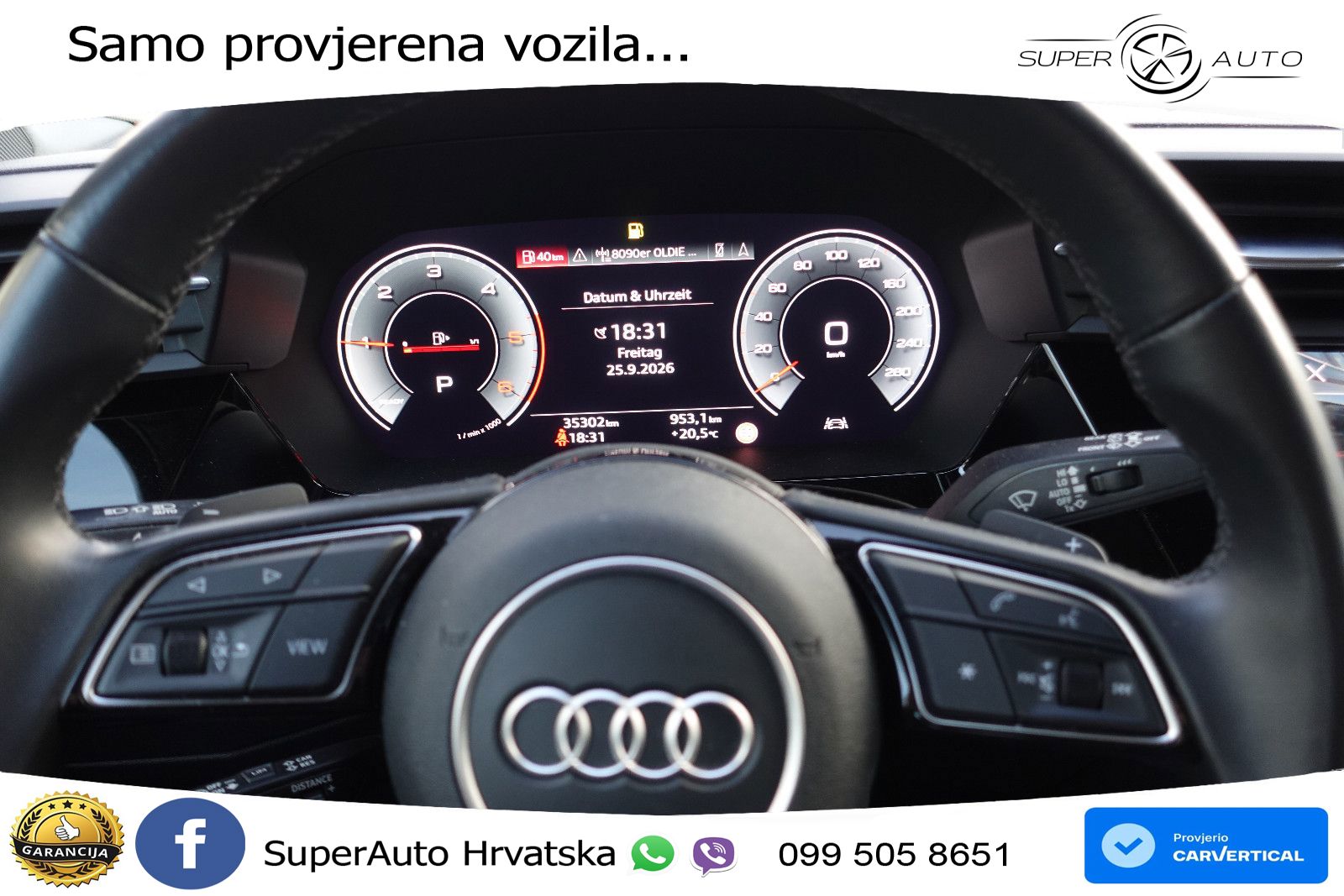 Audi A3 30 TDI (116 KS) S tronic S line LED+GR SJED+ACC