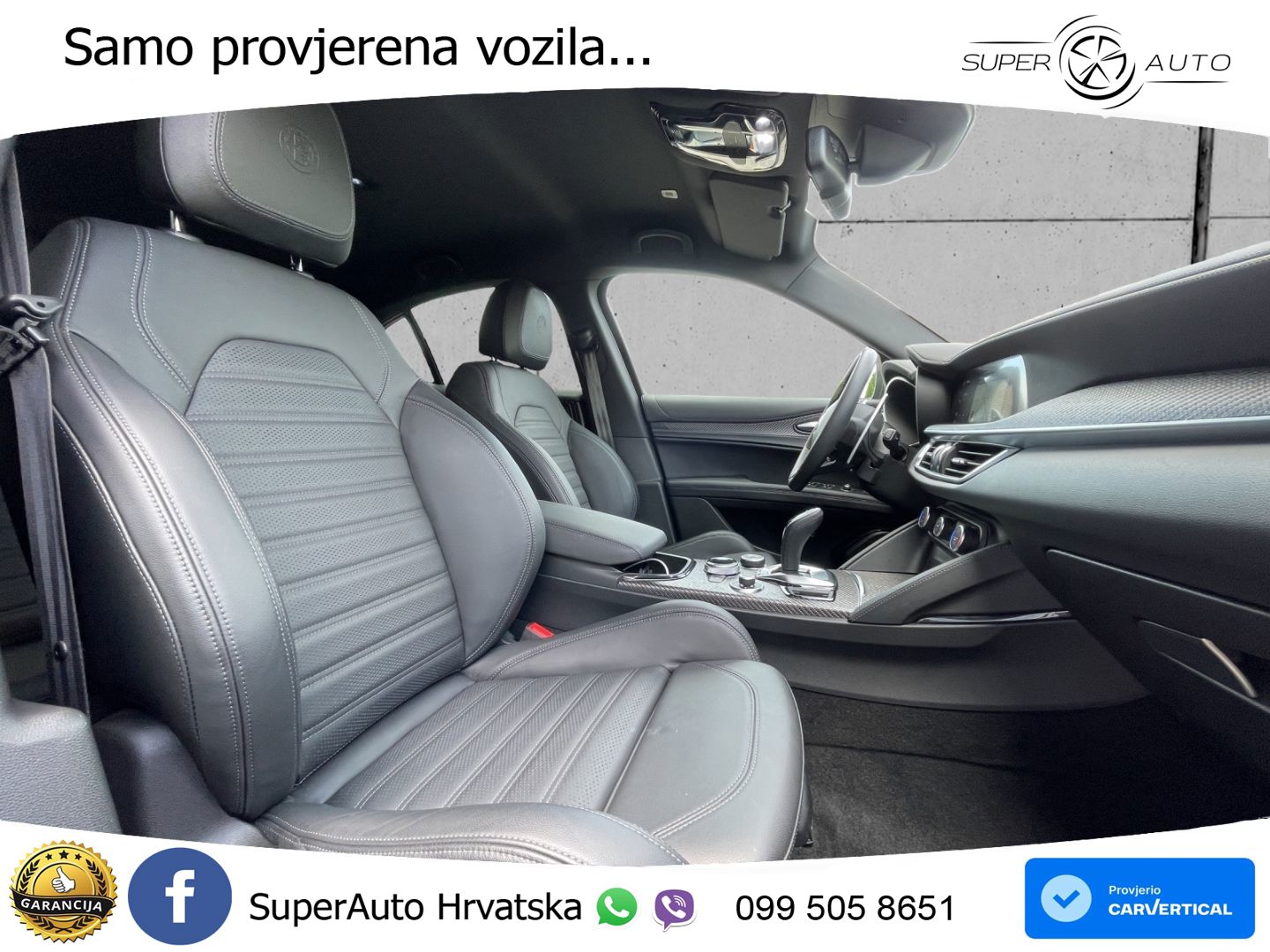 Alfa Romeo Stelvio Quadrifoglio 2.9 V6 Bi-Turbo (520 KS) Q4 Automatic LED+GR SJED+ACC