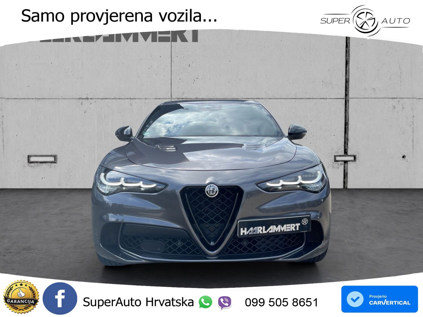 Alfa Romeo Stelvio Quadrifoglio 2.9 V6 Bi-Turbo (520 KS) Q4 Automatic LED+GR SJED+ACC