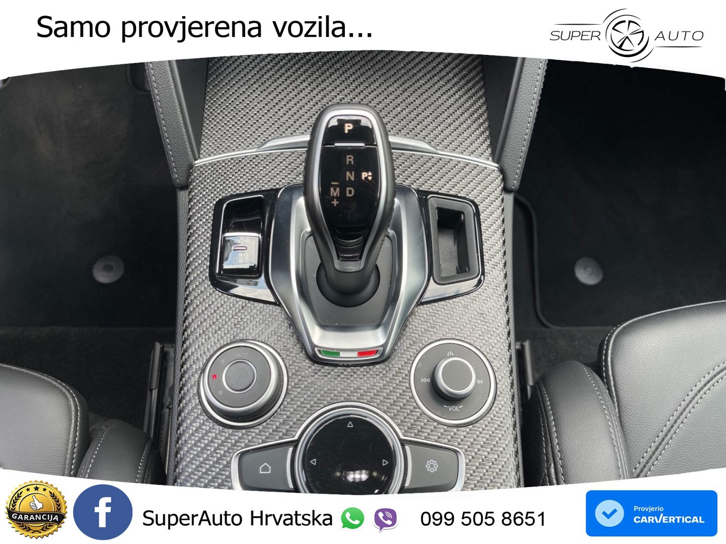 Alfa Romeo Stelvio Quadrifoglio 2.9 V6 Bi-Turbo (520 KS) Q4 Automatic LED+GR SJED+ACC