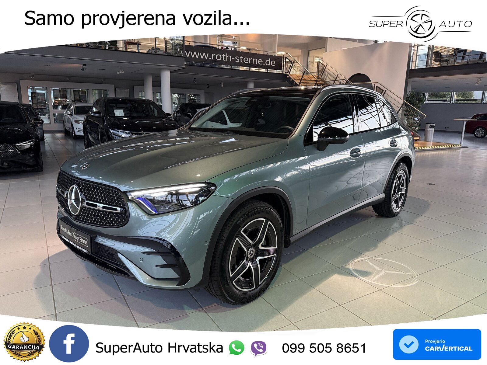 Mercedes GLC 300d (269 KS) 4MATIC 9G-TRONIC AMG ZRAČNI+ACC+GR SJED+KAM+PANO