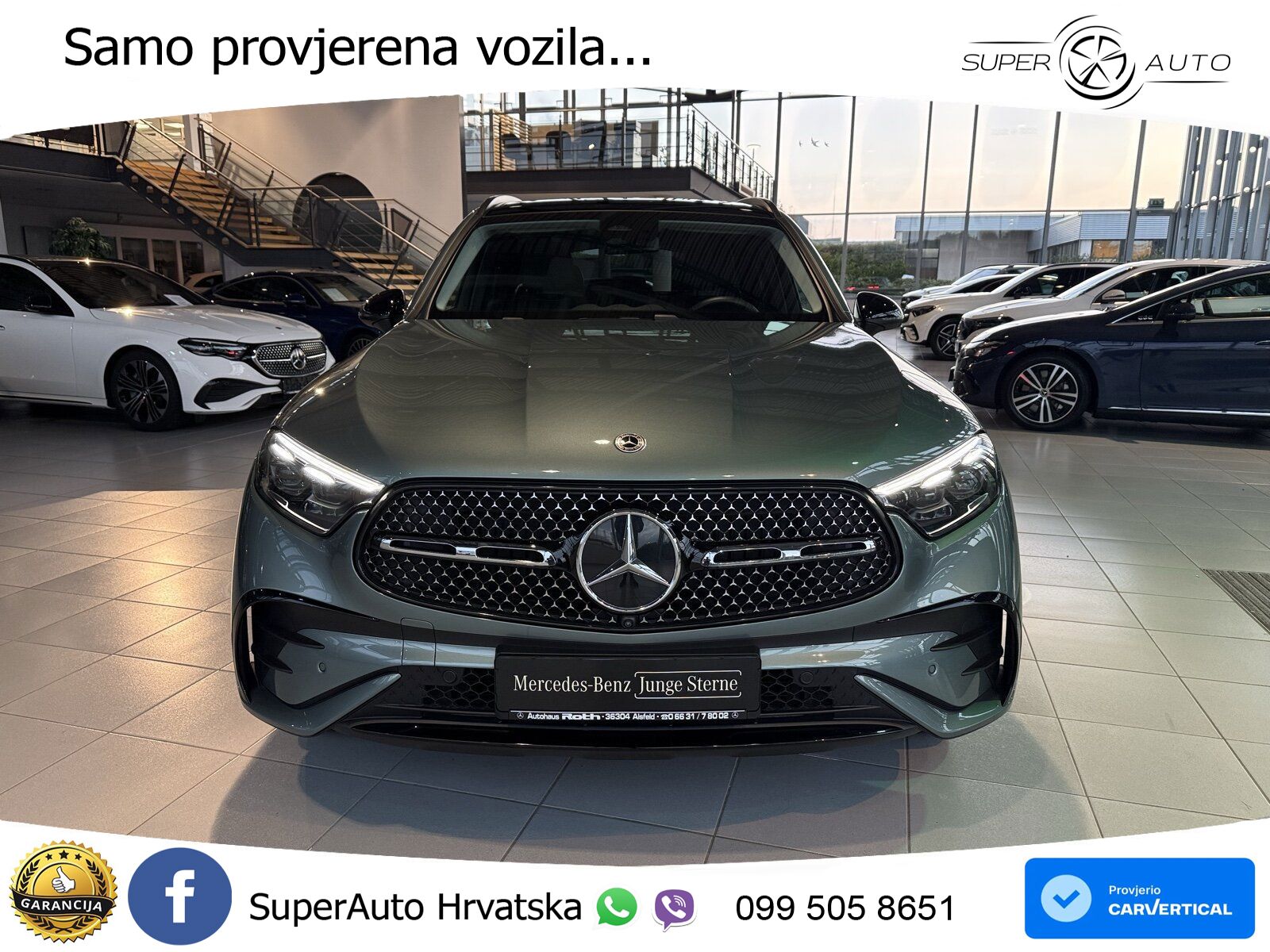 Mercedes GLC 300d (269 KS) 4MATIC 9G-TRONIC AMG ZRAČNI+ACC+GR SJED+KAM+PANO
