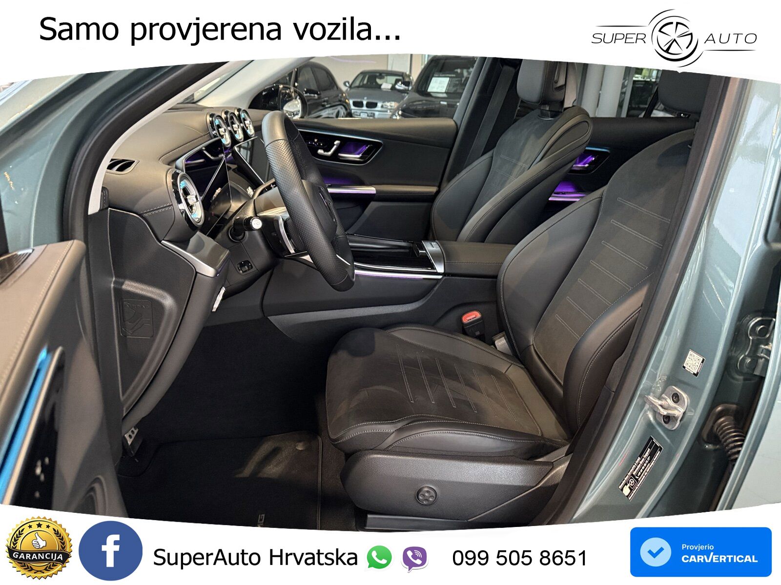 Mercedes GLC 300d (269 KS) 4MATIC 9G-TRONIC AMG ZRAČNI+ACC+GR SJED+KAM+PANO