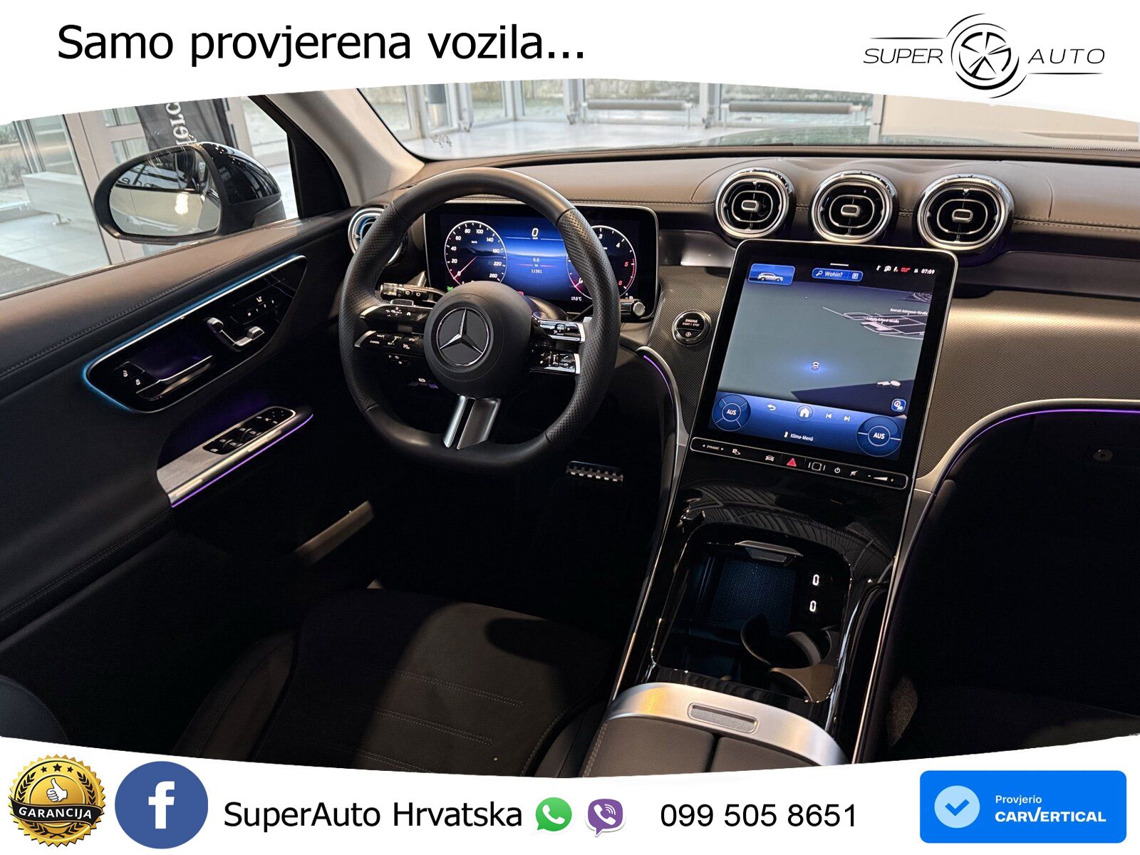 Mercedes GLC 300d (269 KS) 4MATIC 9G-TRONIC AMG ZRAČNI+ACC+GR SJED+KAM+PANO
