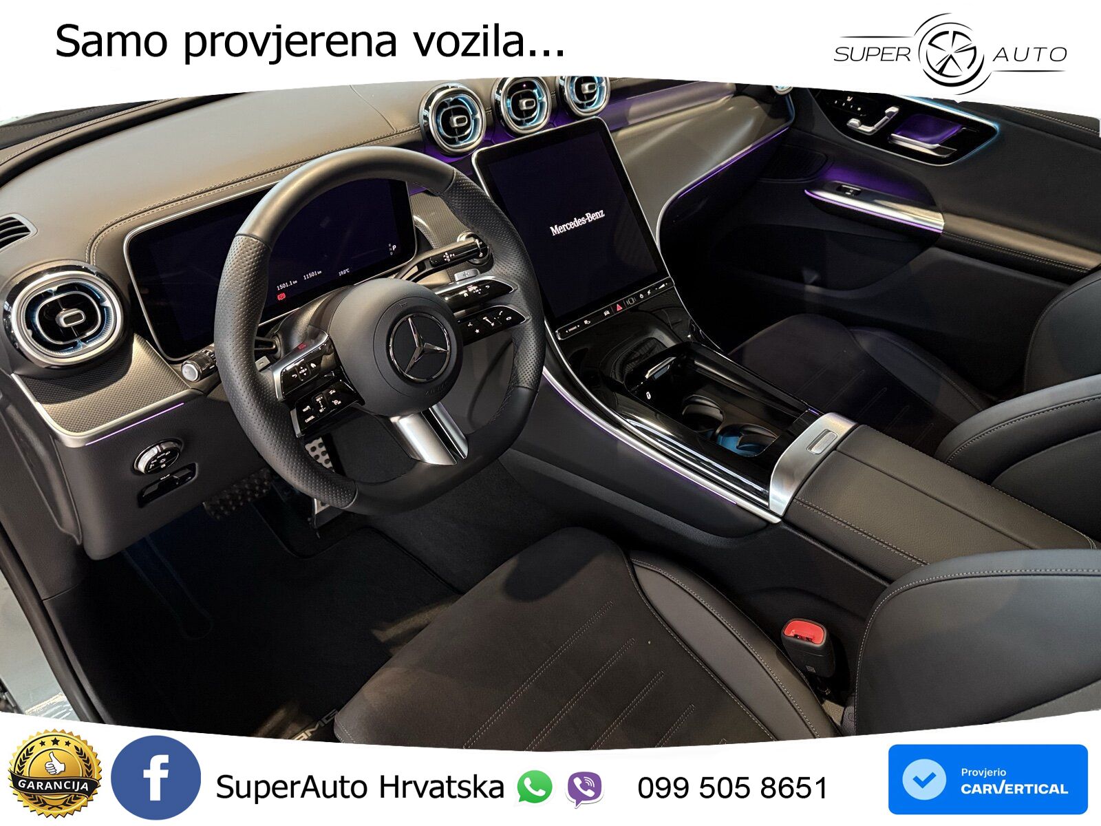 Mercedes GLC 300d (269 KS) 4MATIC 9G-TRONIC AMG ZRAČNI+ACC+GR SJED+KAM+PANO