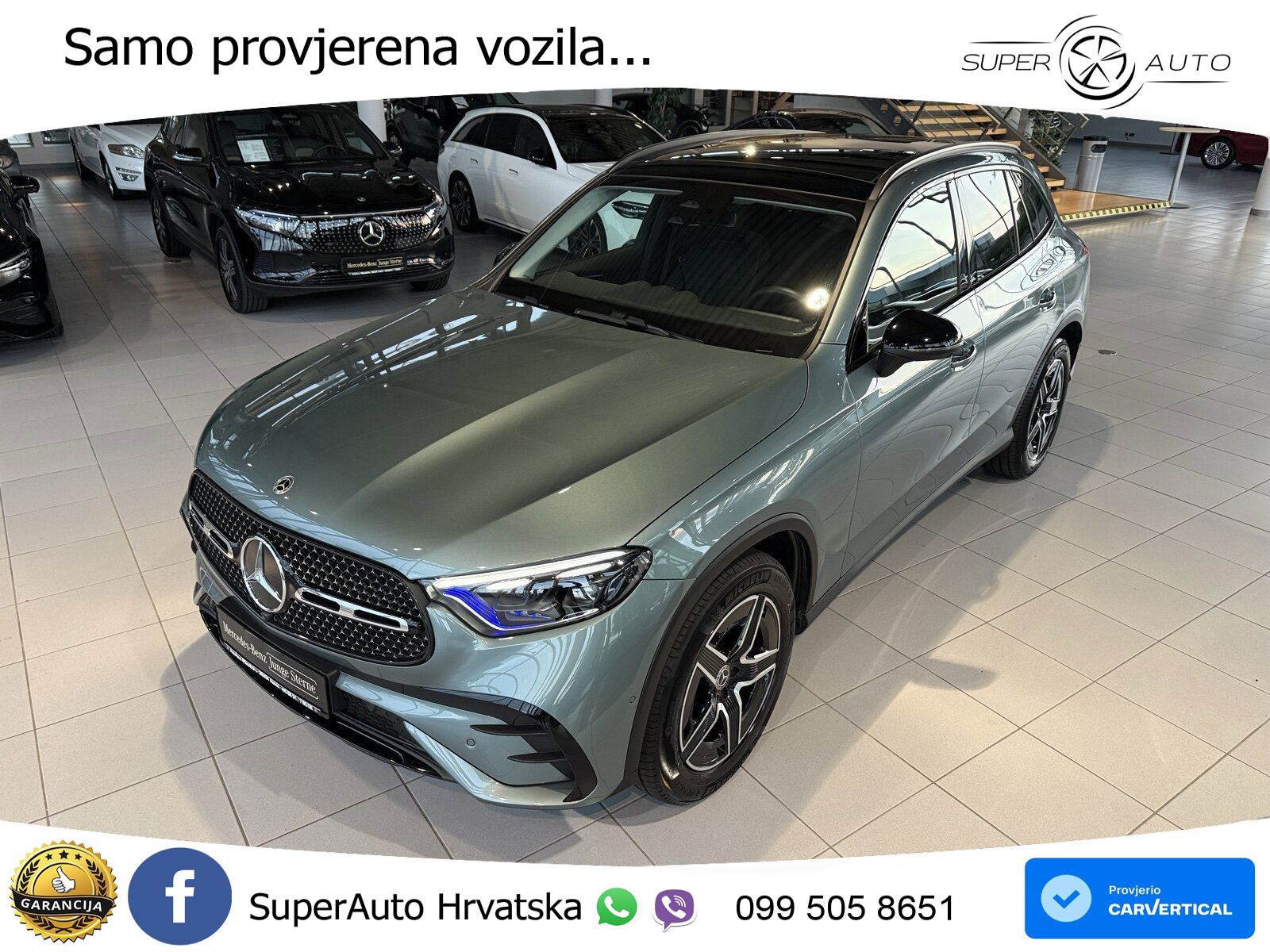 Mercedes GLC 300d (269 KS) 4MATIC 9G-TRONIC AMG ZRAČNI+ACC+GR SJED+KAM+PANO