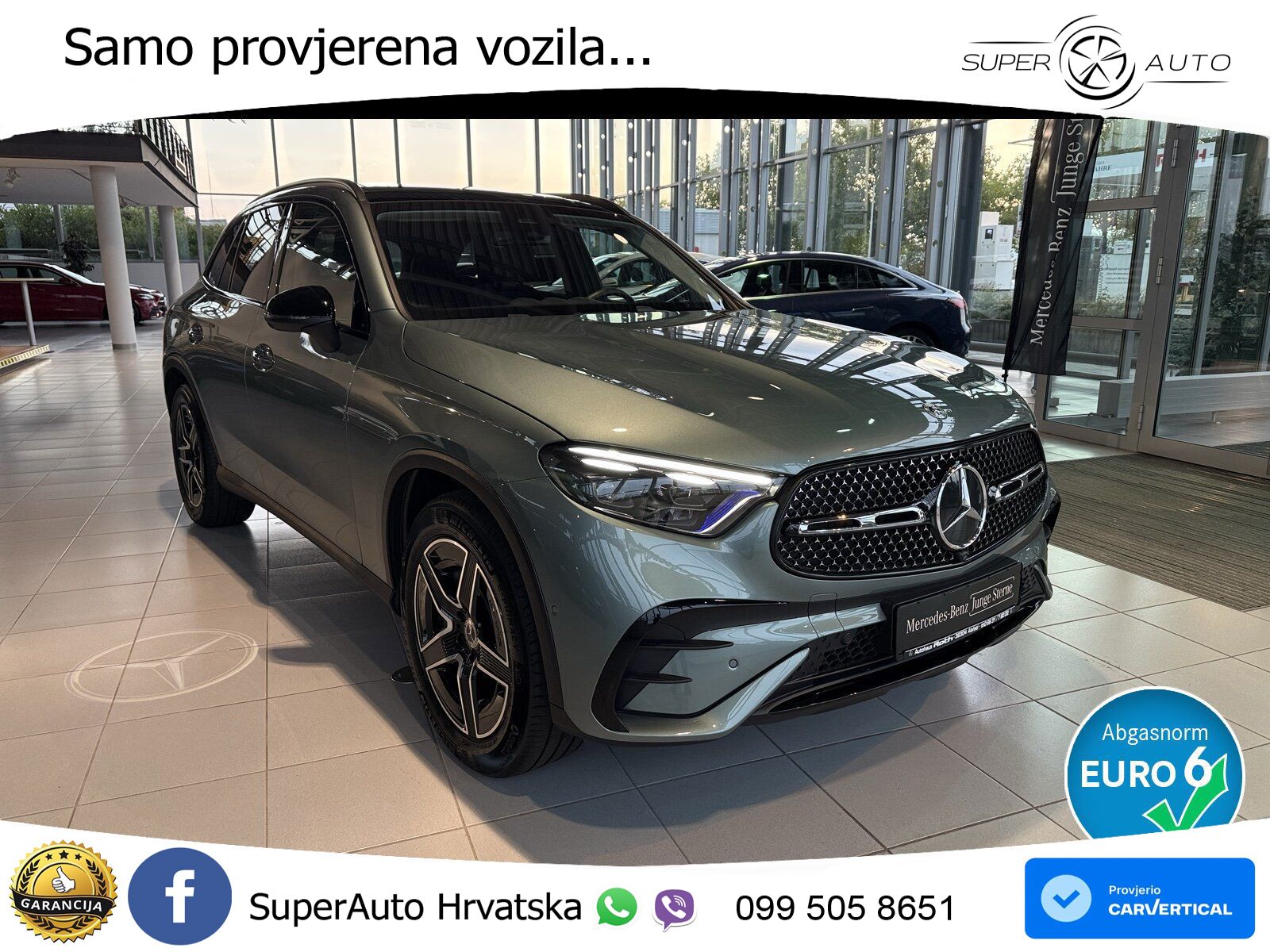 Mercedes GLC 300d (269 KS) 4MATIC 9G-TRONIC AMG ZRAČNI+ACC+GR SJED+KAM+PANO