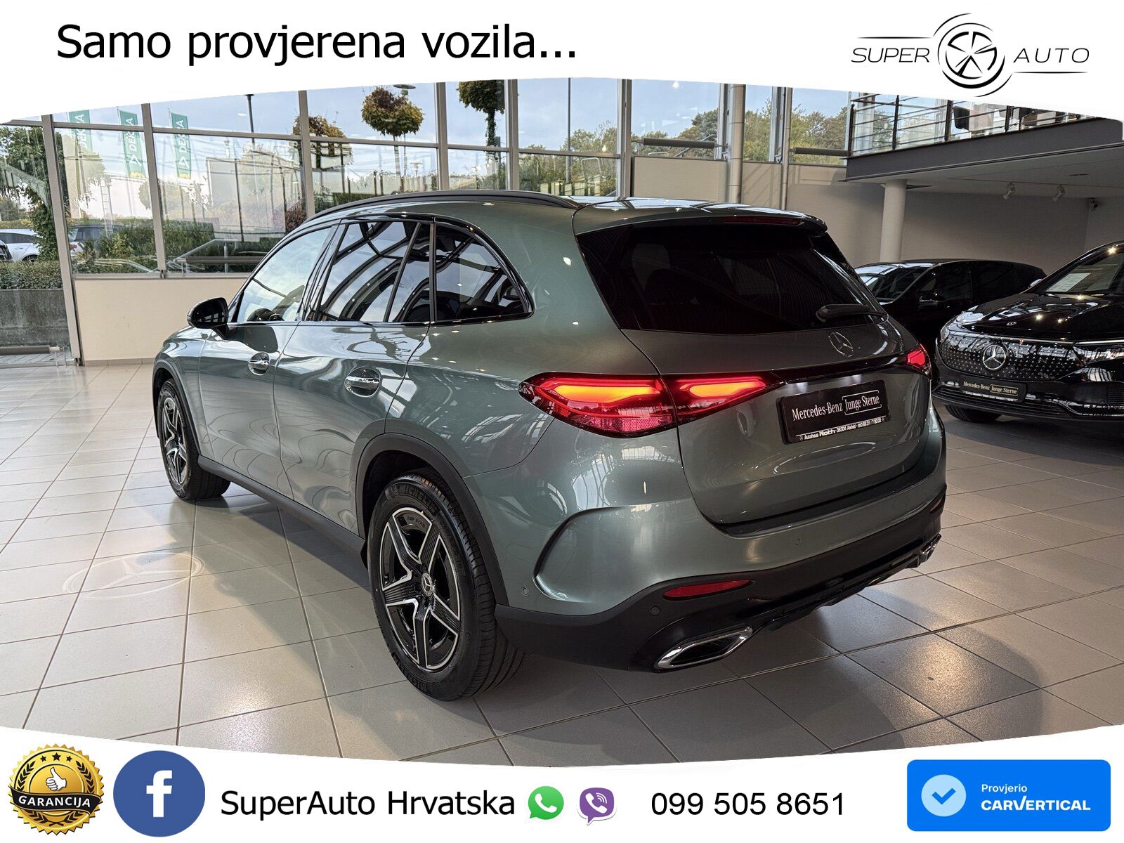 Mercedes GLC 300d (269 KS) 4MATIC 9G-TRONIC AMG ZRAČNI+ACC+GR SJED+KAM+PANO