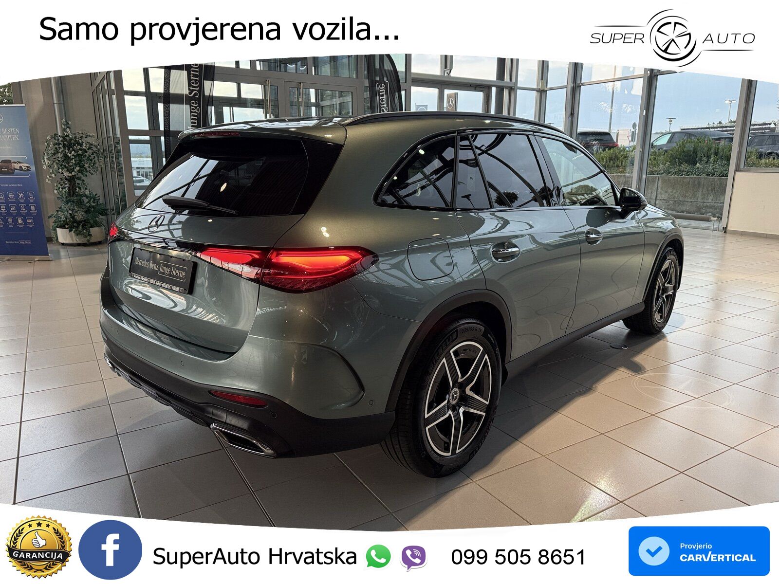 Mercedes GLC 300d (269 KS) 4MATIC 9G-TRONIC AMG ZRAČNI+ACC+GR SJED+KAM+PANO