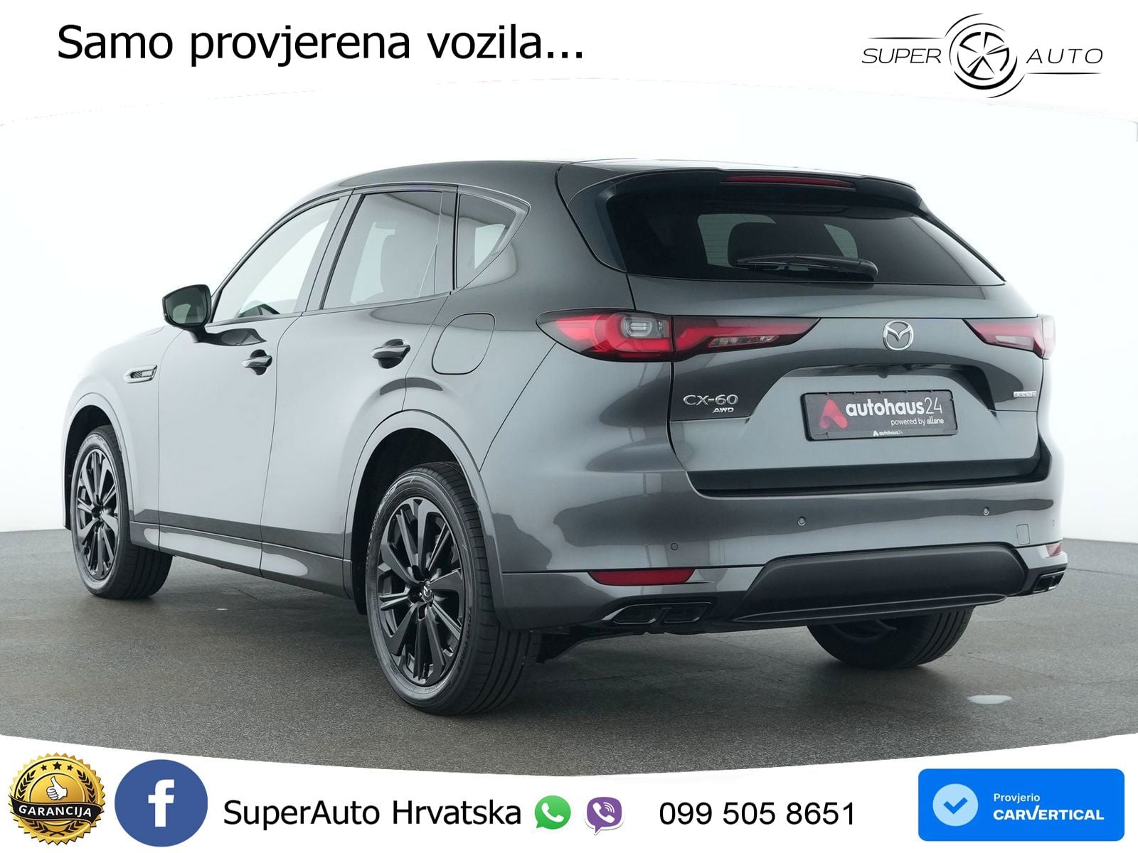 Mazda CX-60 3.3 e-Skyactiv D (254 KS) AWD Automatic ACC+HEAD+GR SJED+360+PANO