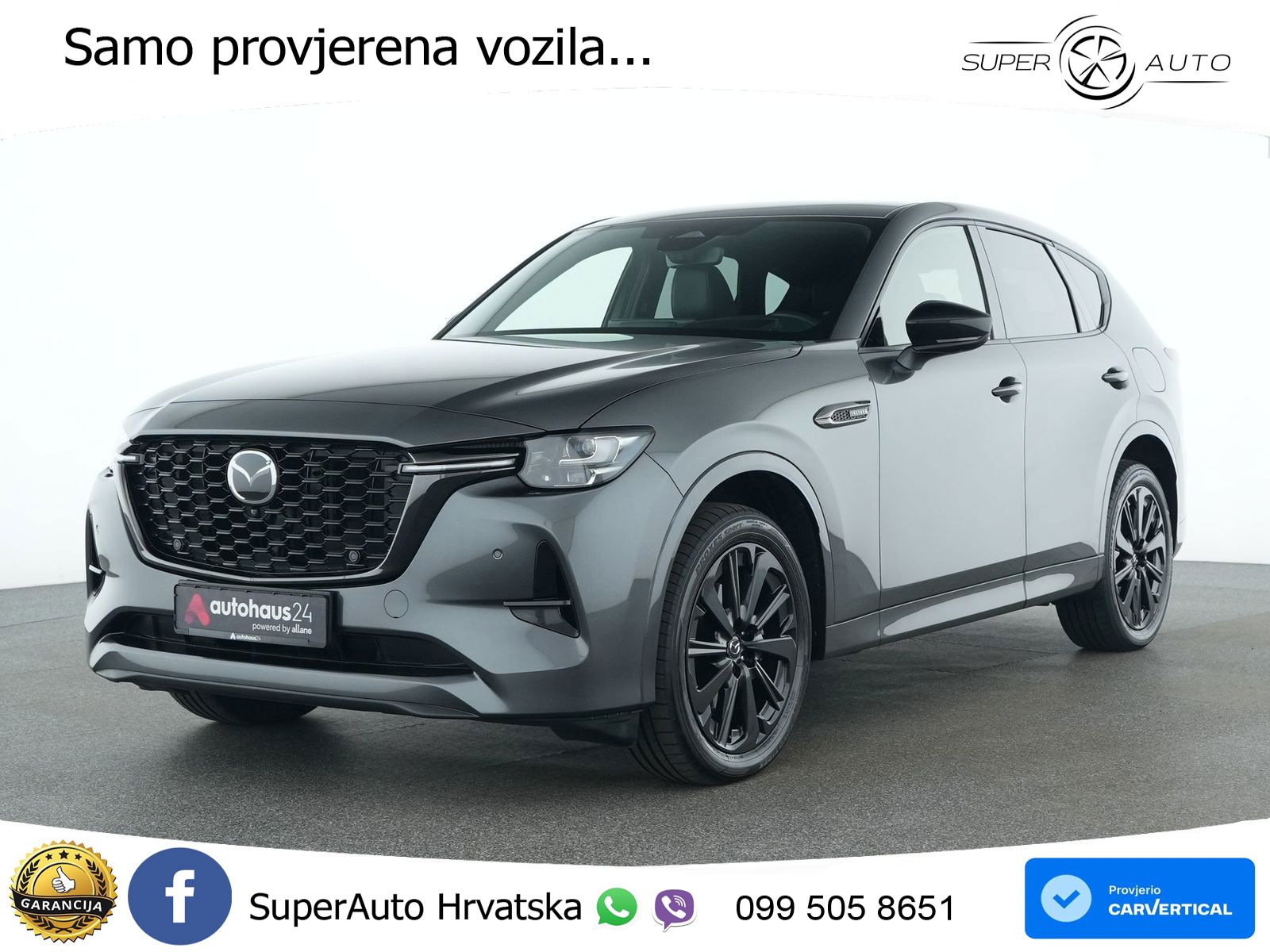 Mazda CX-60 3.3 e-Skyactiv D (254 KS) AWD Automatic ACC+HEAD+GR SJED+360+PANO