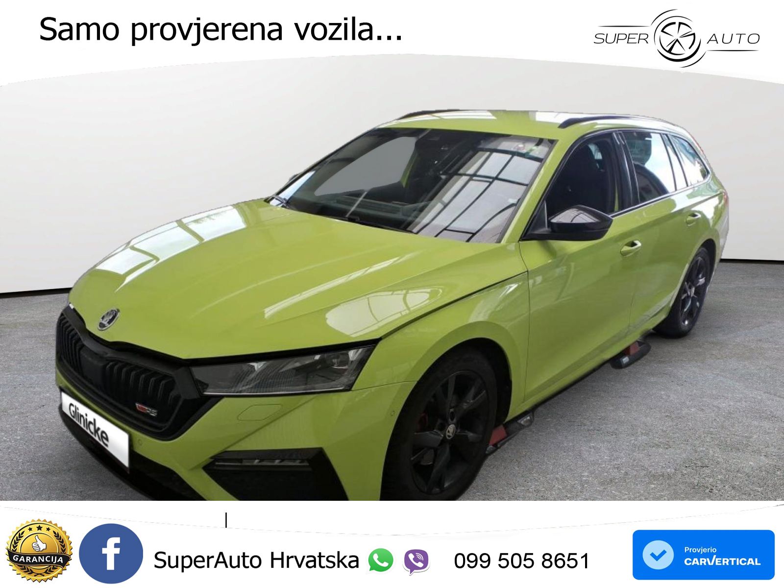Škoda Octavia Combi RS 2.0 TDI (200 KS) DSG LED+GR SJED+ACC