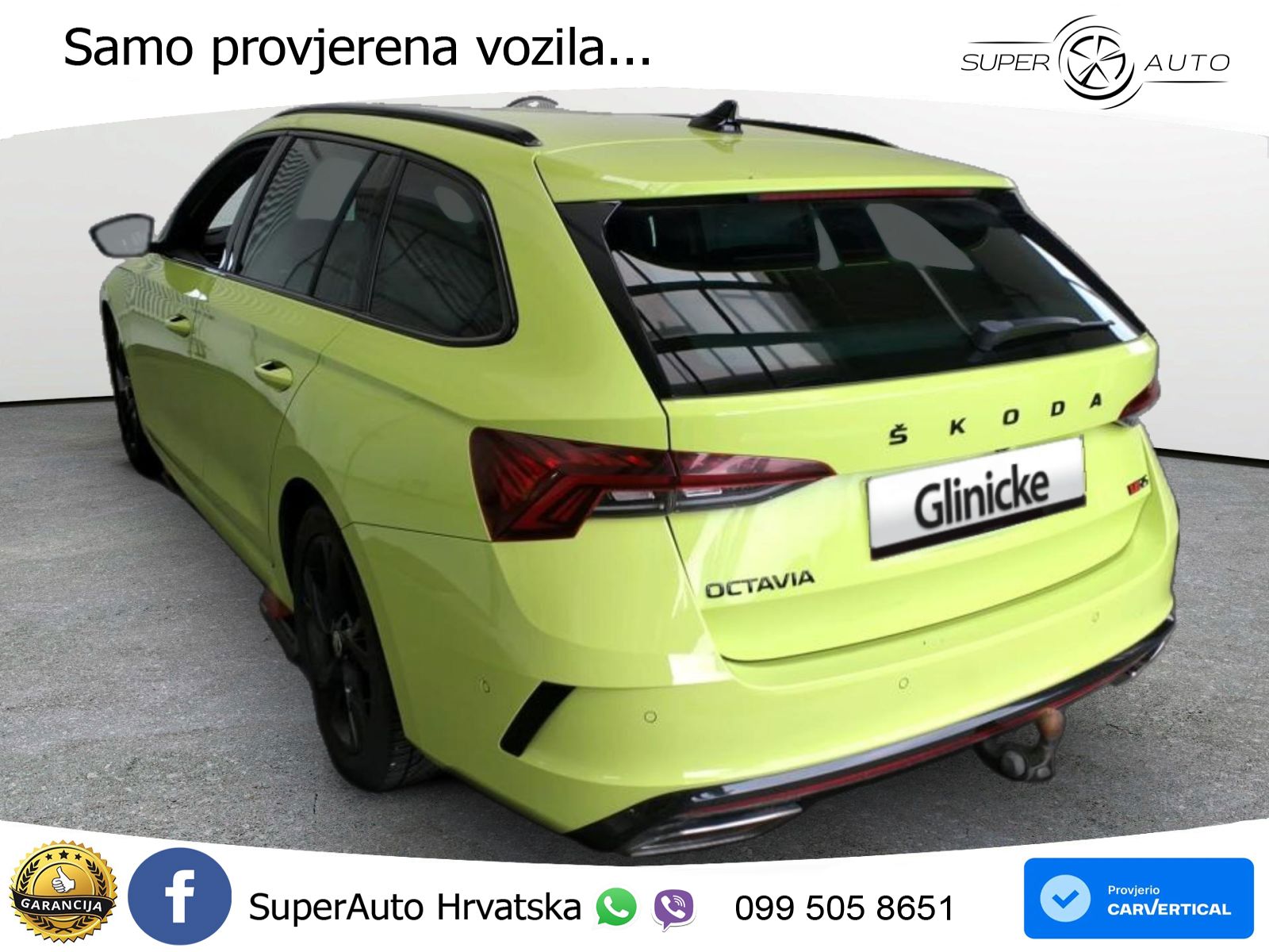 Škoda Octavia Combi RS 2.0 TDI (200 KS) DSG LED+GR SJED+ACC
