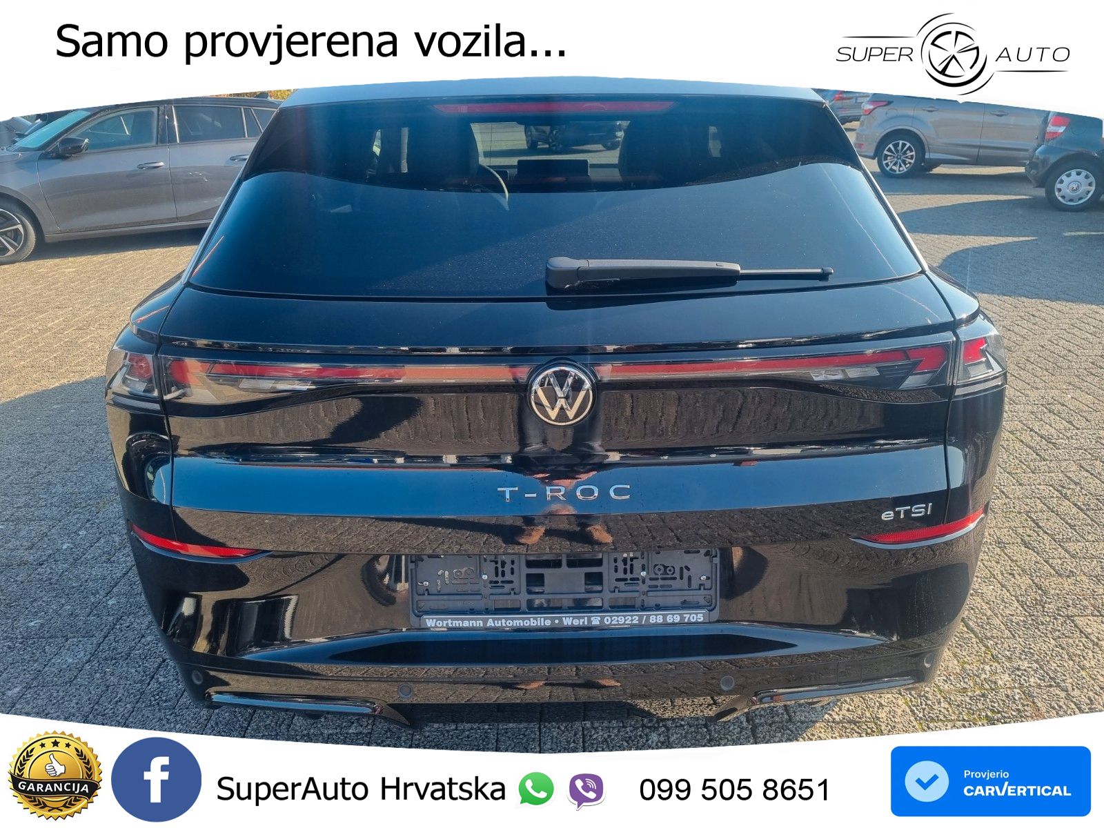 Volkswagen T-Roc 1.5 eTSI (150 KS)  DSG R-Line LED+GR SJED+ACC