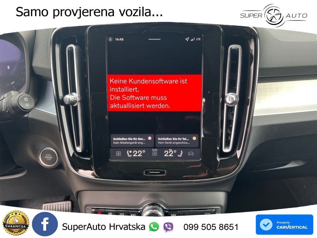 Volvo XC40 2.0 B3 163 KS Automatic ACC+GR SJED+360+PANO